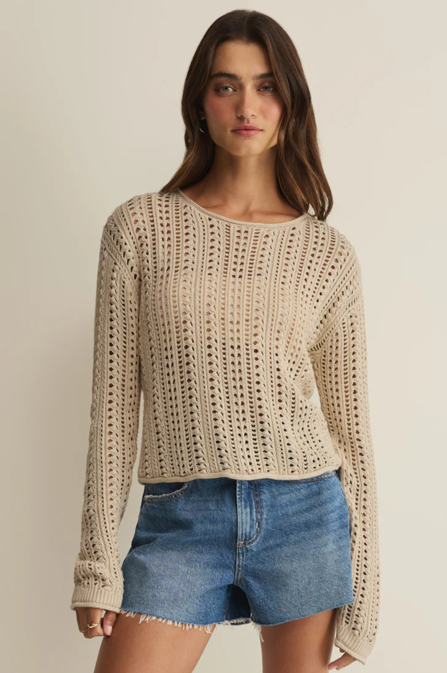 Upland Crochet Sweater Top