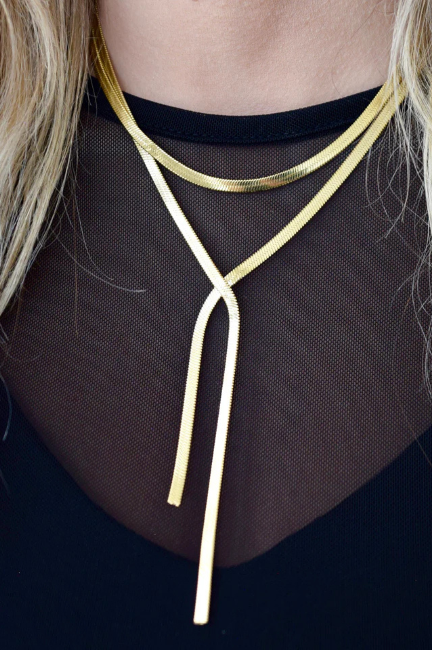 Parting Ways 2 Layer Necklace