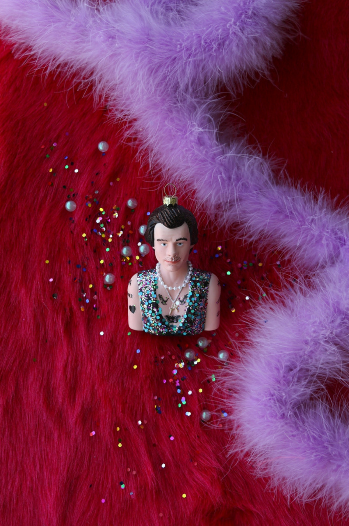 Harry Styles Christmas Ornament