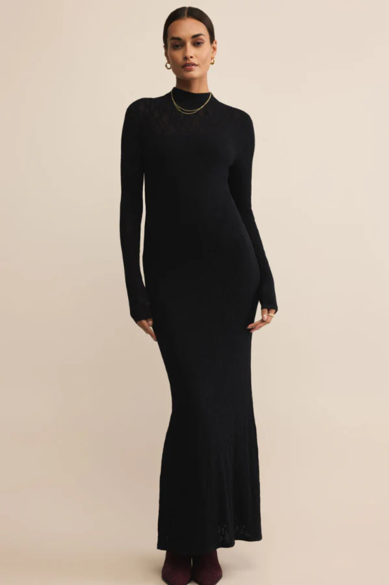 Aden Mesh Sweater Dress