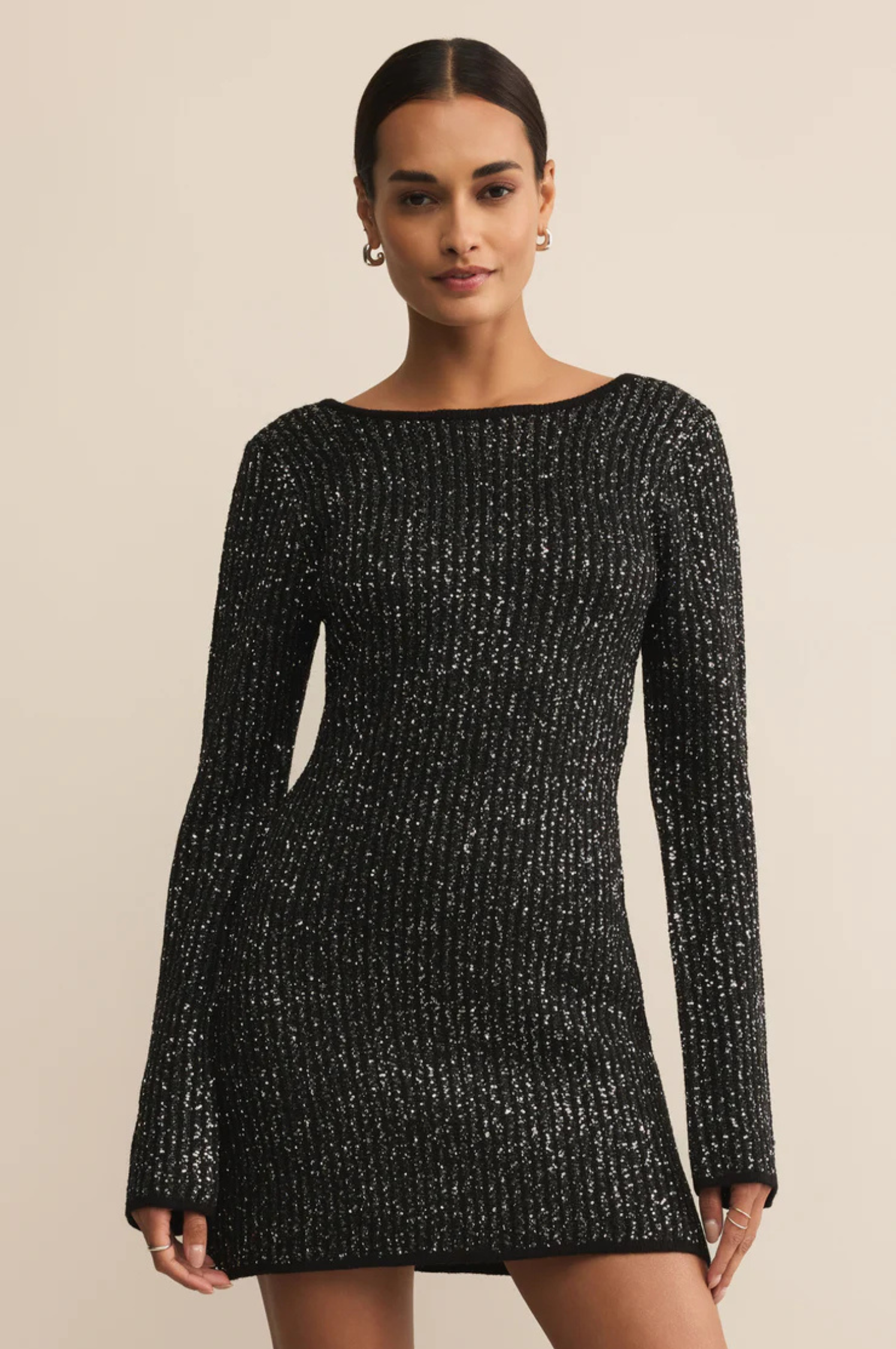 La Marca Sequin Mini Dress
