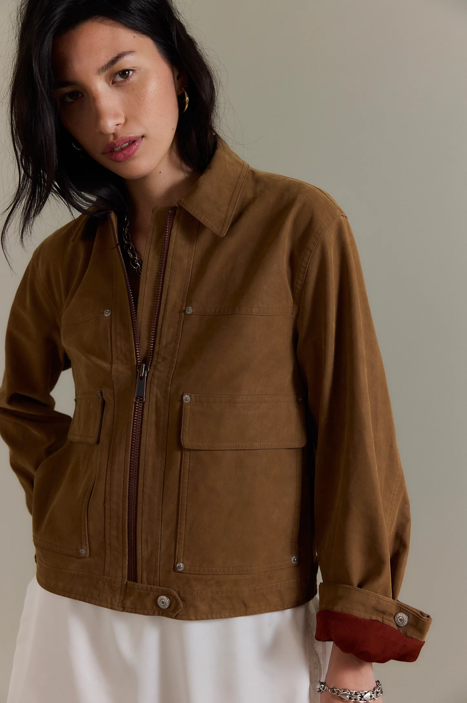 Blair Vegan Suede Jacket