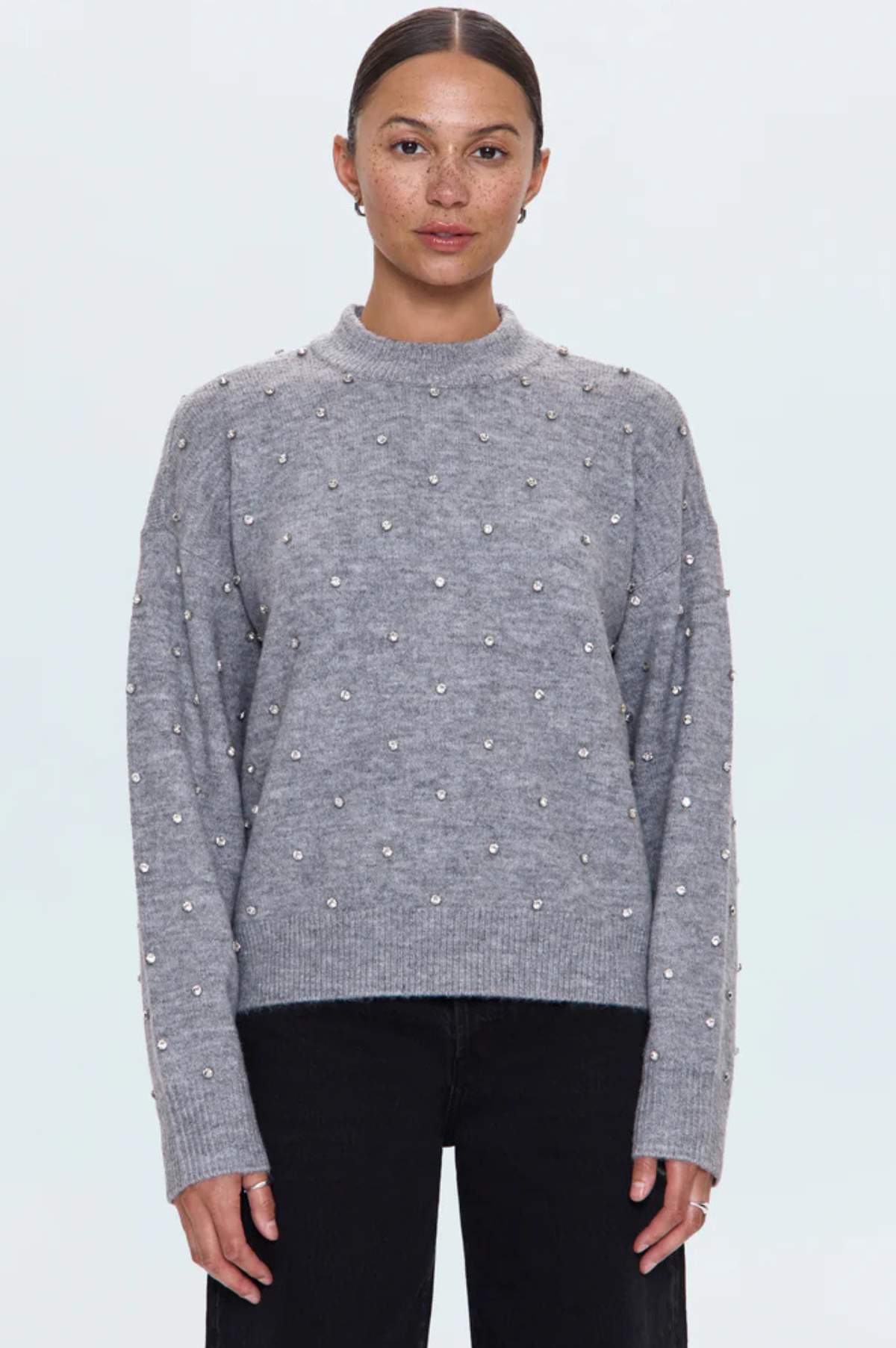 Aura Relaxed Crew Neck Sweater
