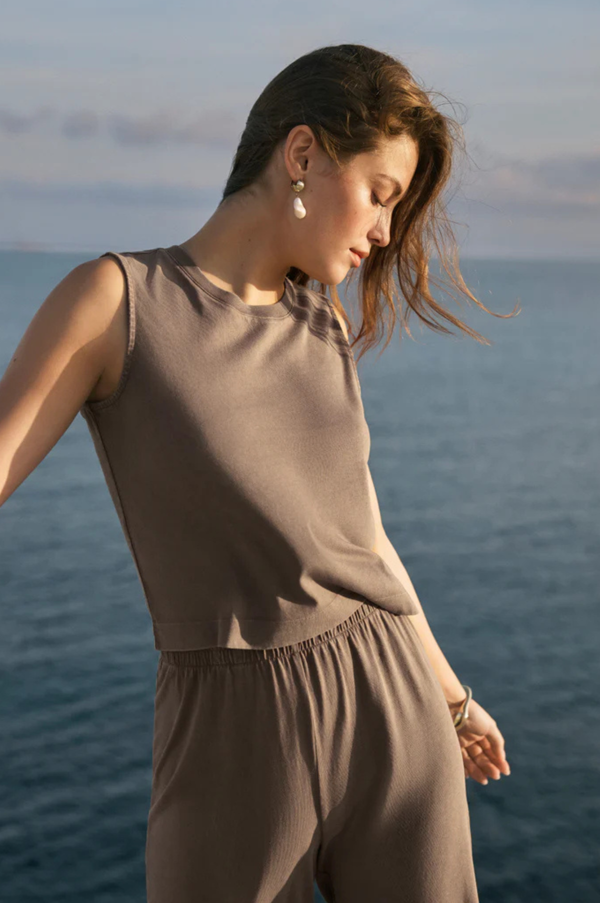 Sloane Cotton Jersey Tank