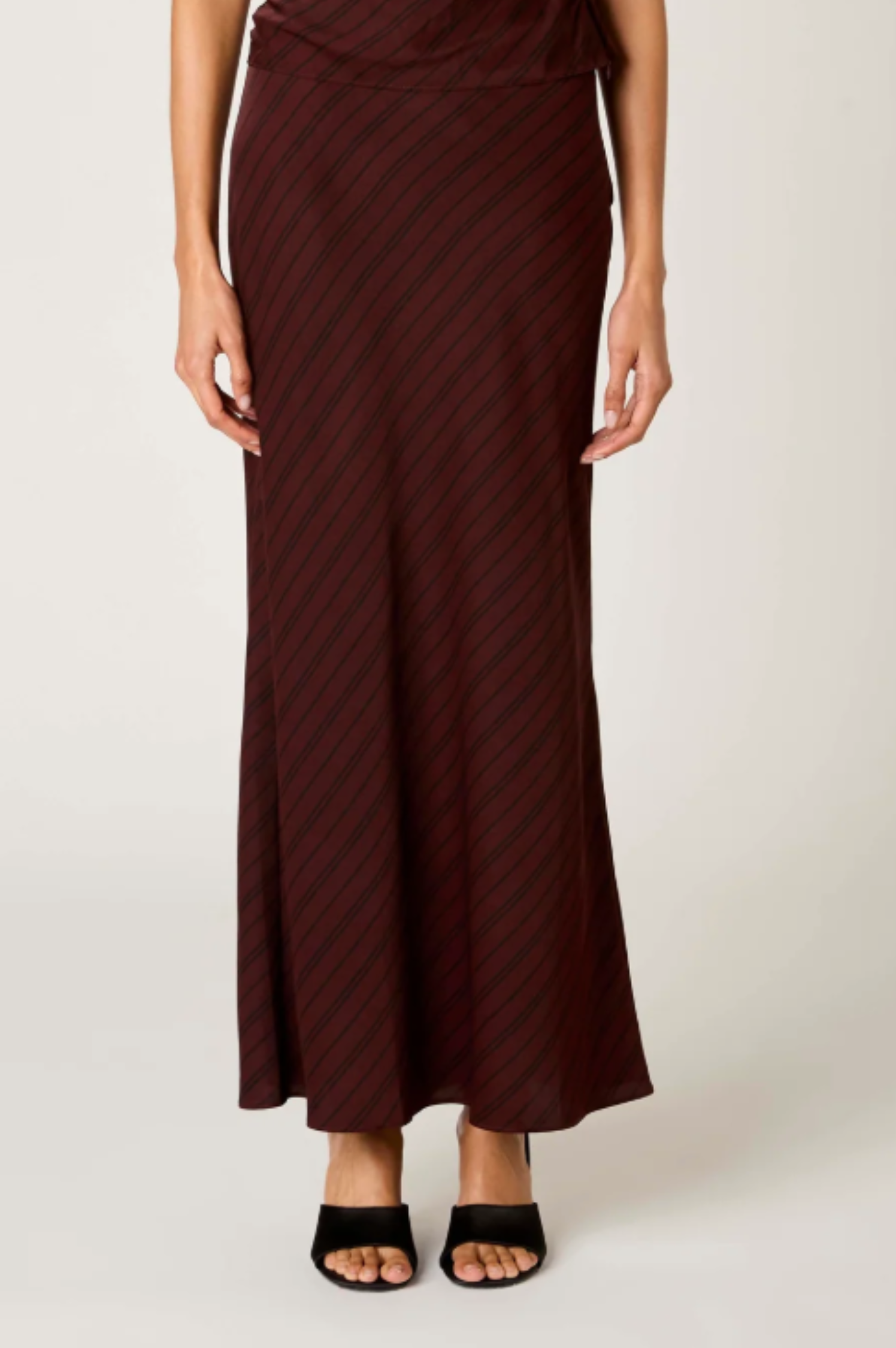 Oxblood Ravello Skirt