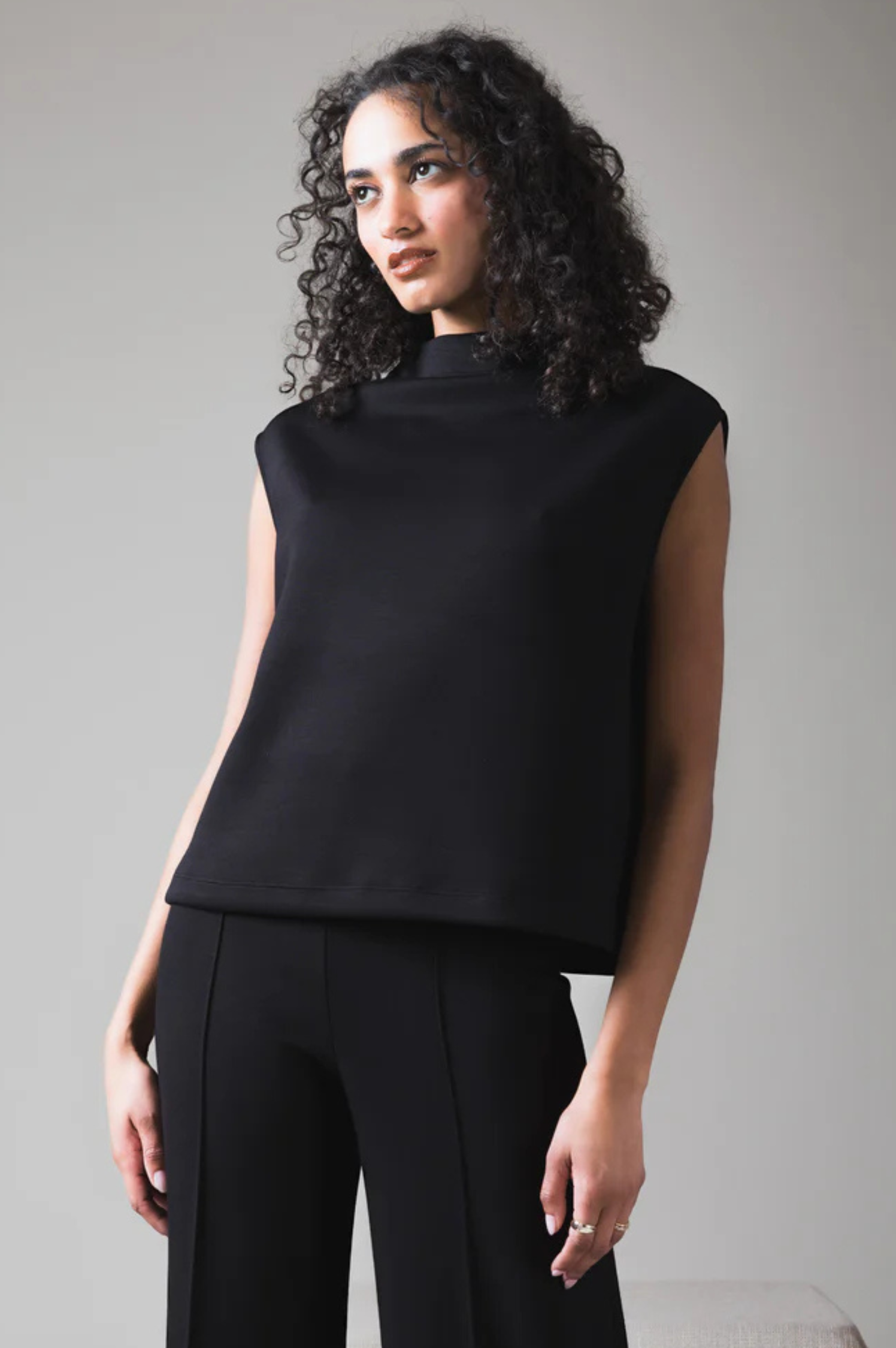 Scuba Cowl Neck Top