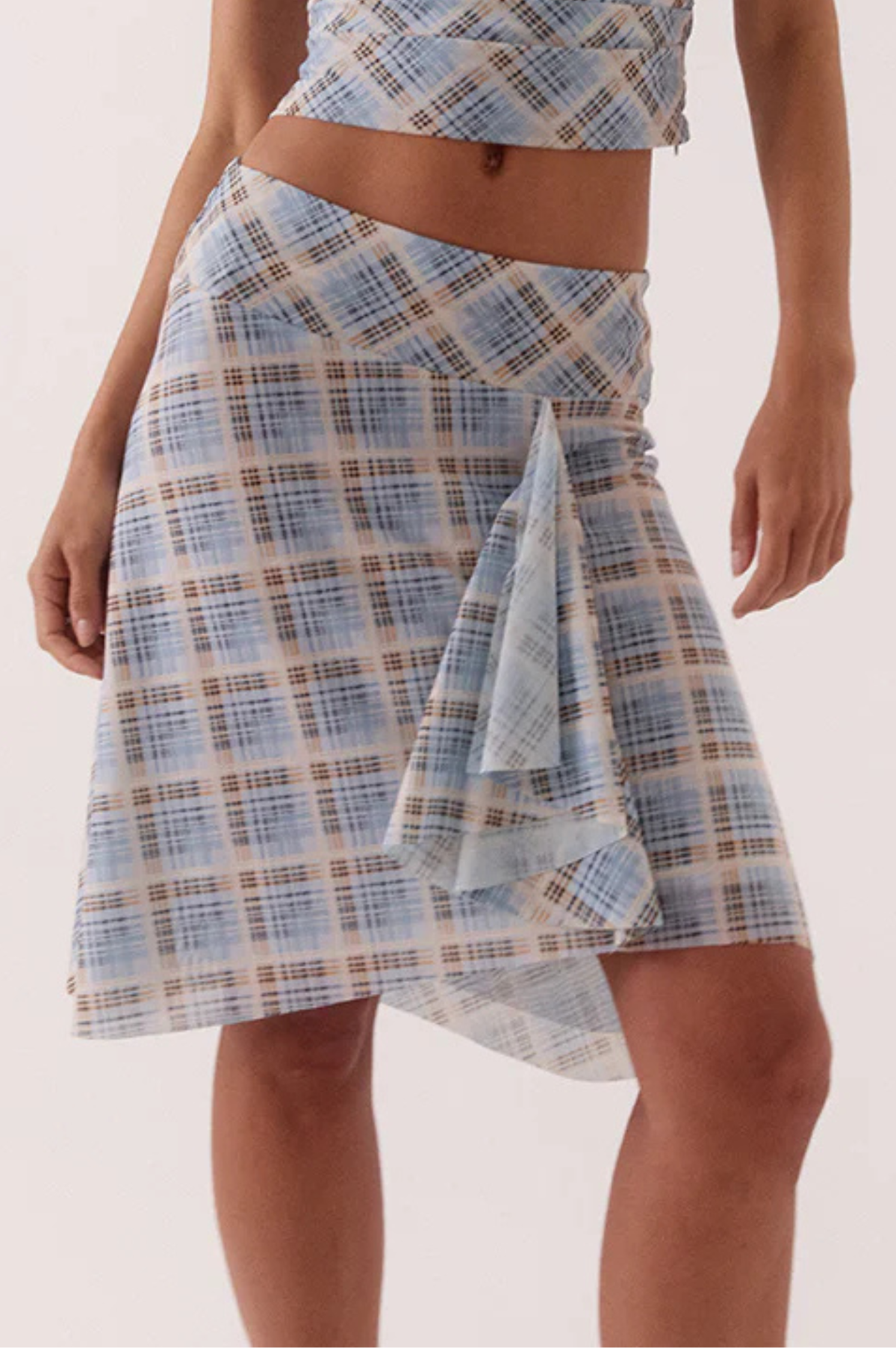 Novalyn Plaid Skirt