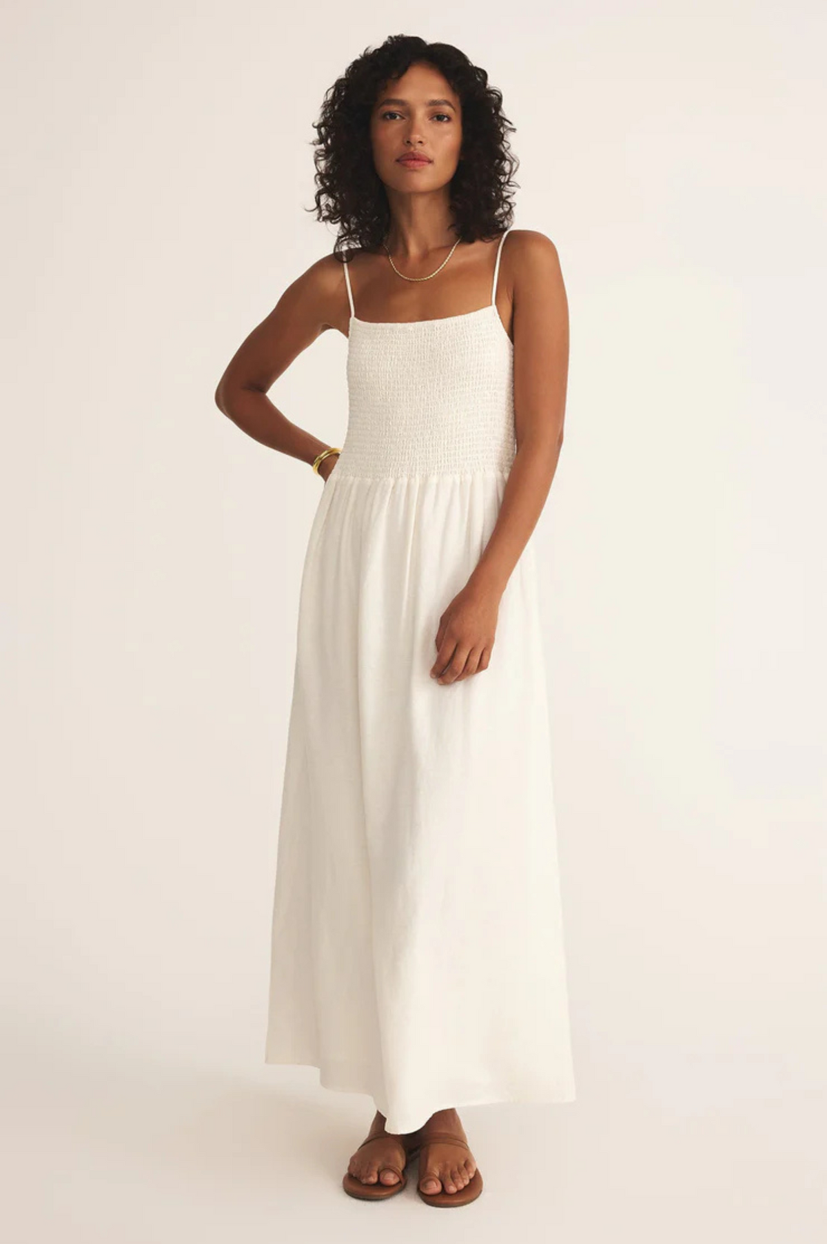 Bayside Linen Maxi Dress