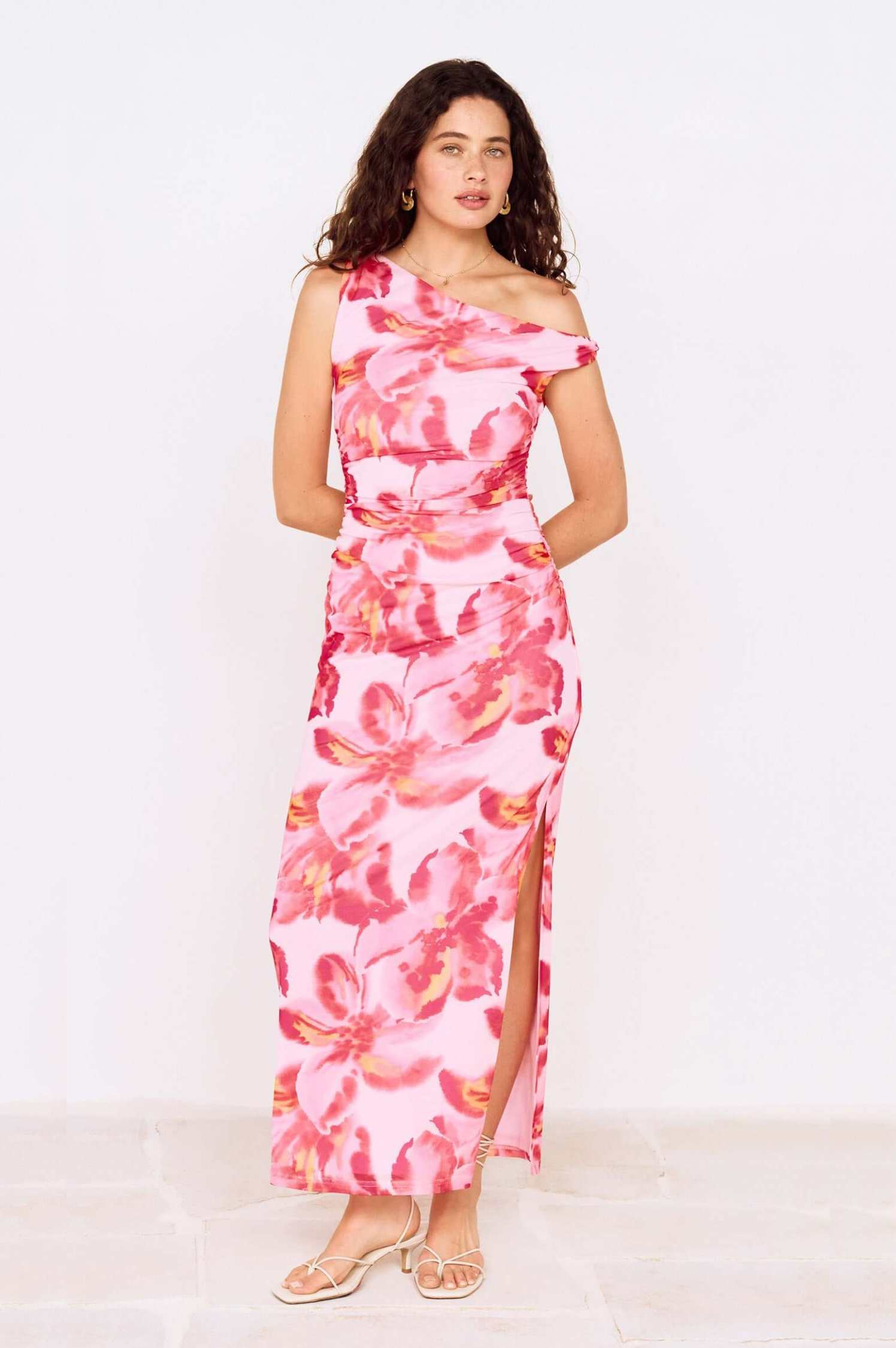 Bianca Mesh Midi Dress