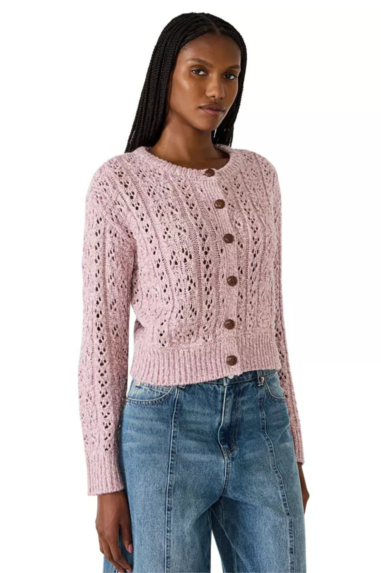 Jordyn Pointelle Cardigan