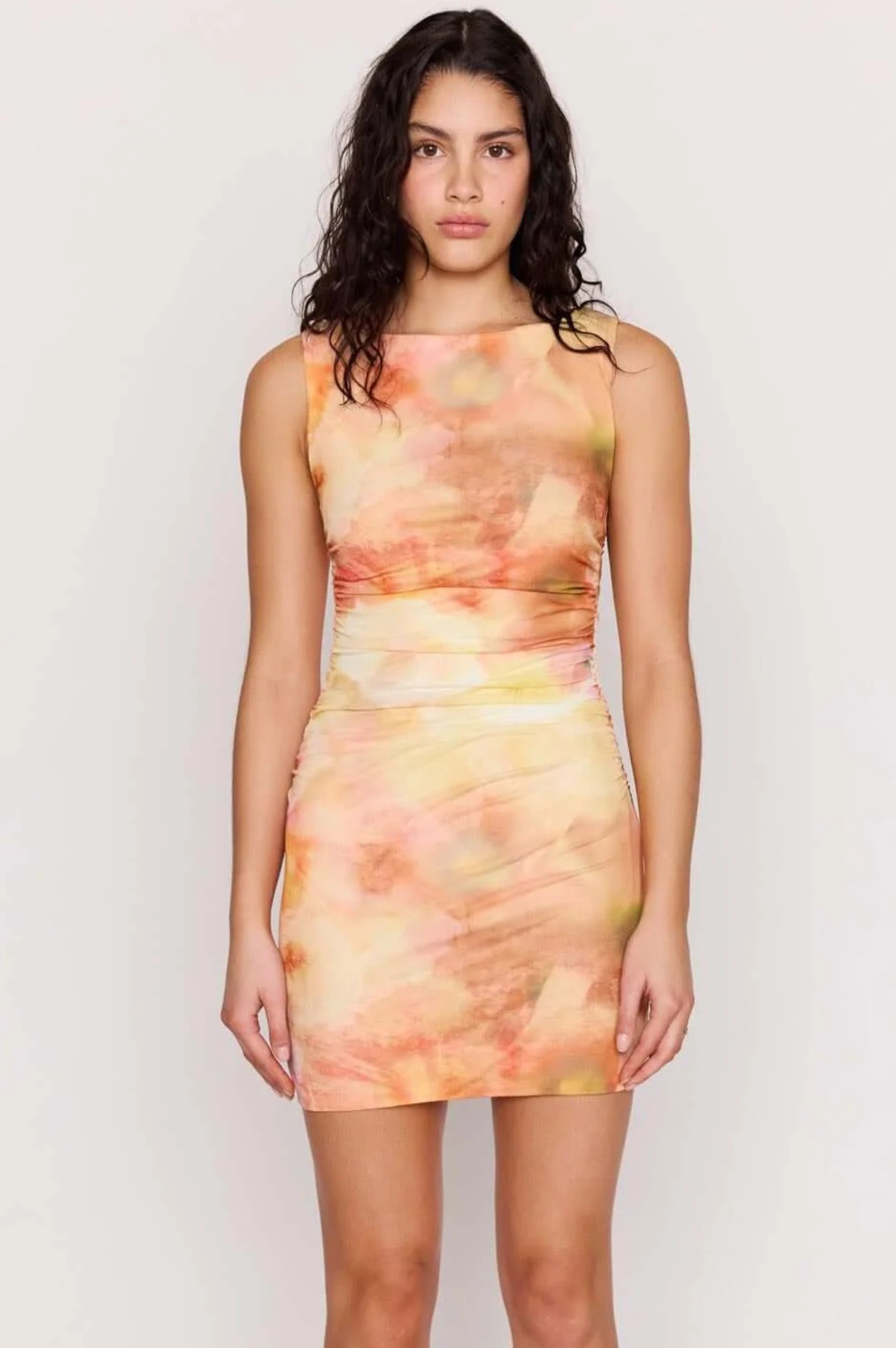 Aria Mesh Mini Dress