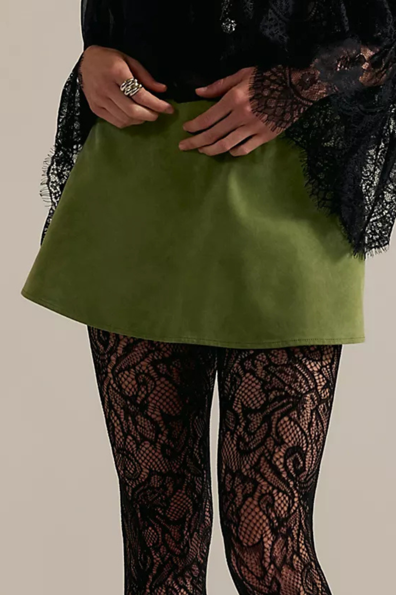 Paradise Found Suede Skort