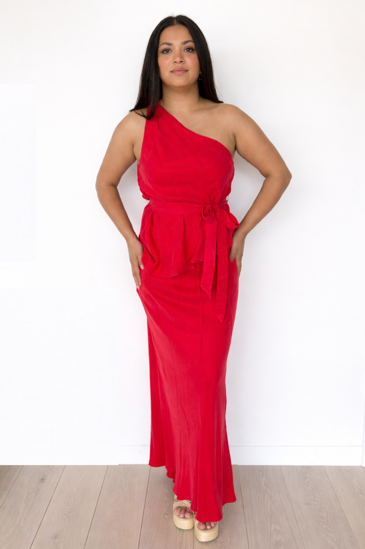 Amaya Cupro Maxi Skirt