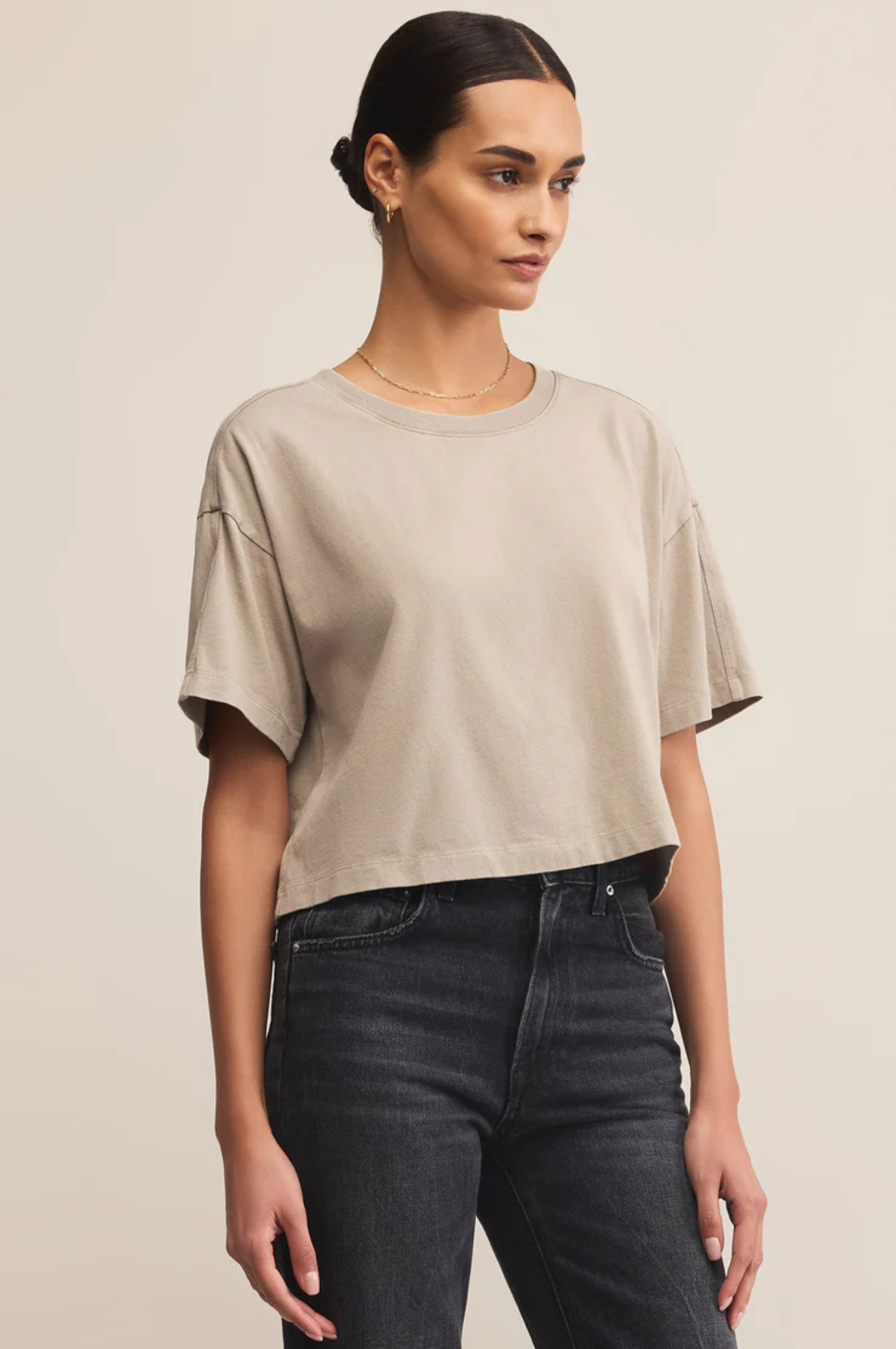 On The Go Cotton Jersey Tee