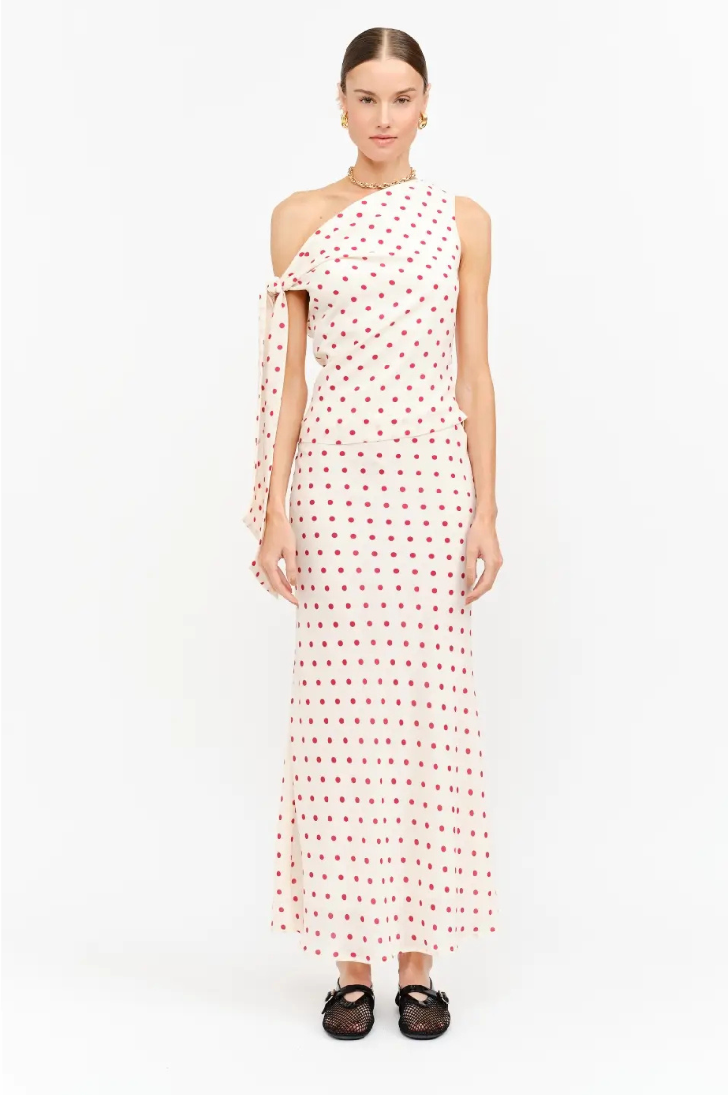 Celestine Dot Top