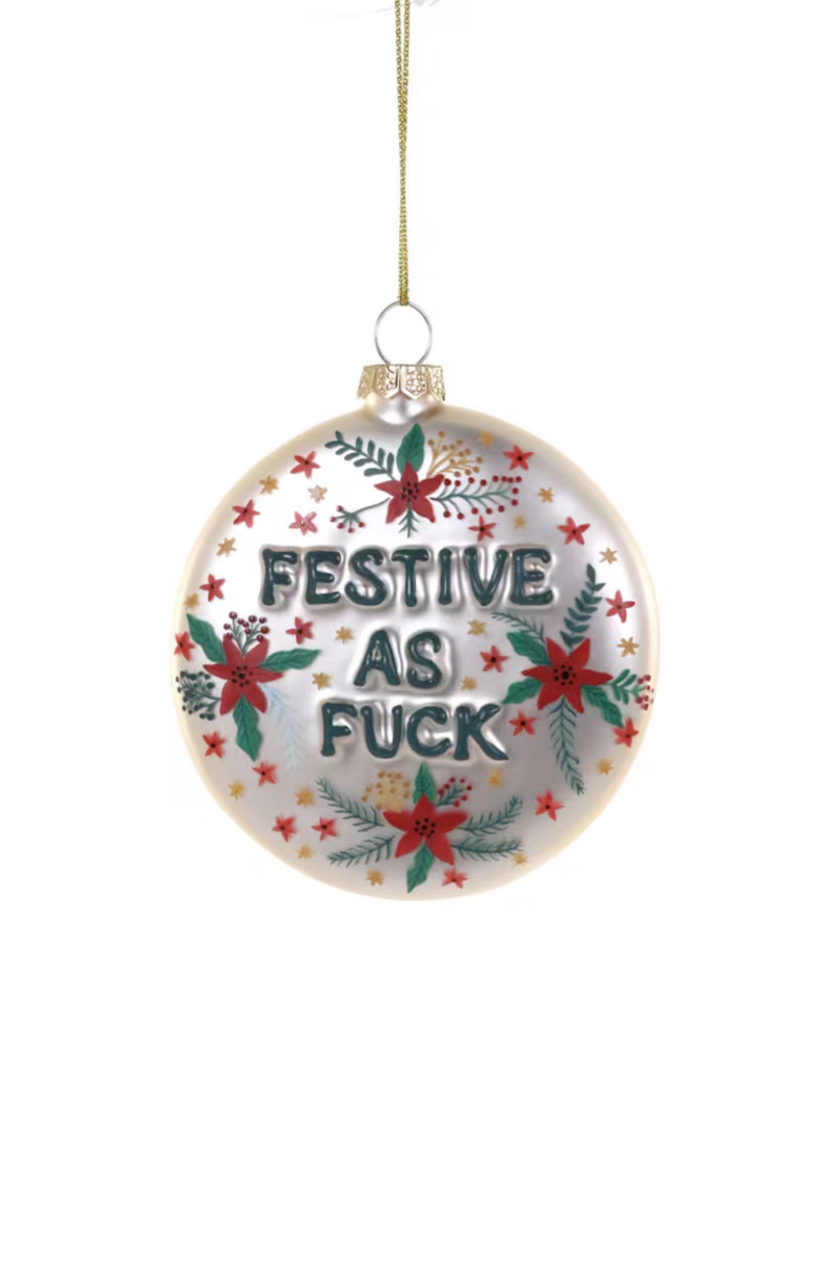 Festive AF Christmas Ornament