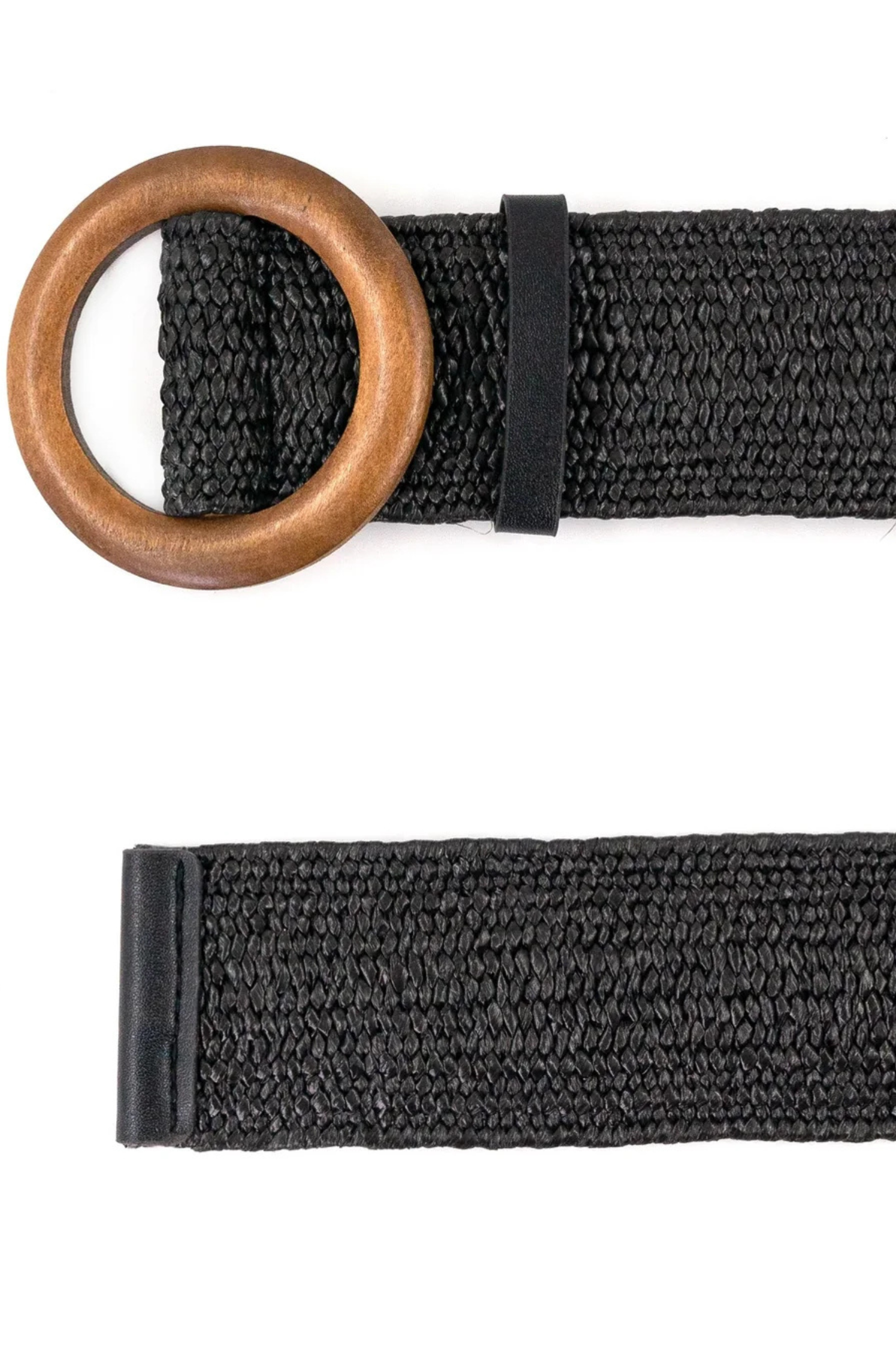 Elise Wood Buckle Belt