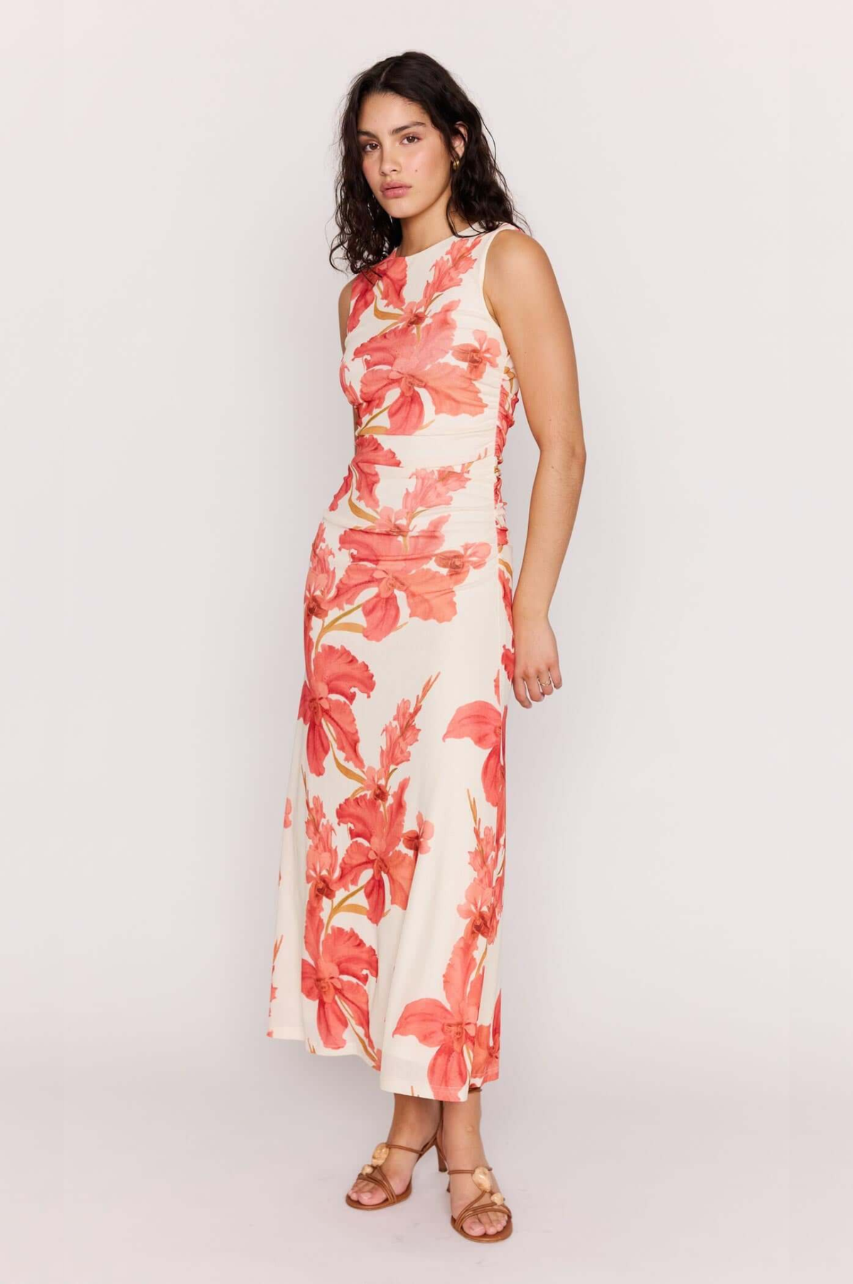 Isla Mesh Midi Dress