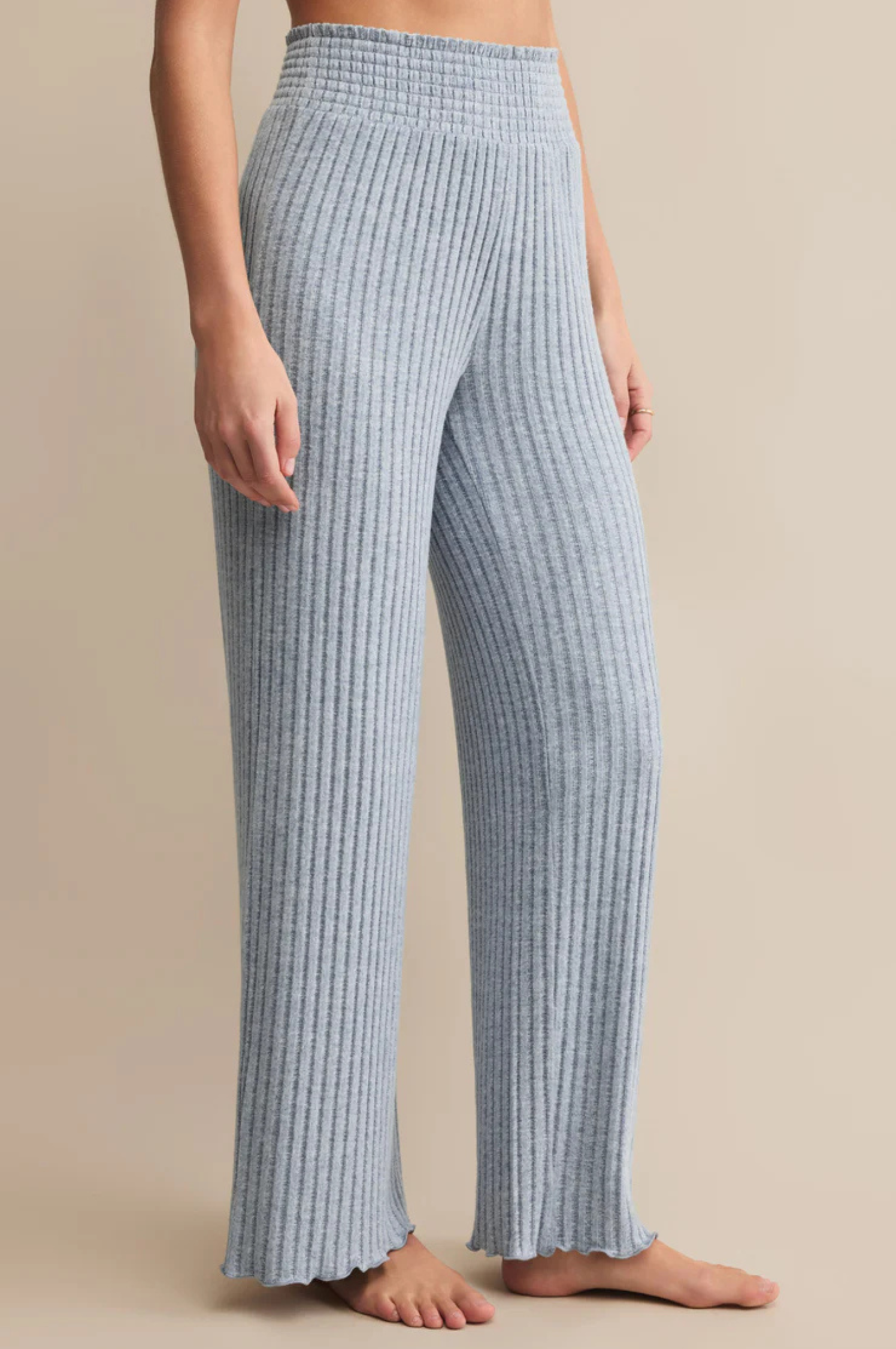 Dawn Smocked Rib Pant