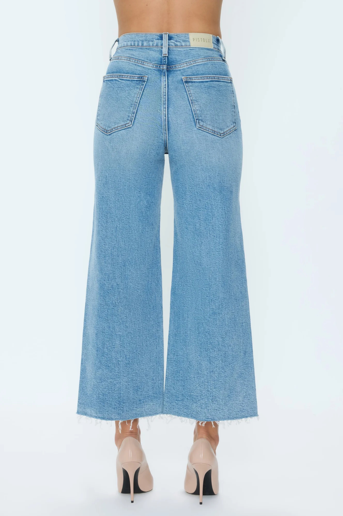 Lana Crop High Rise Ultra Wide Leg - Bistro