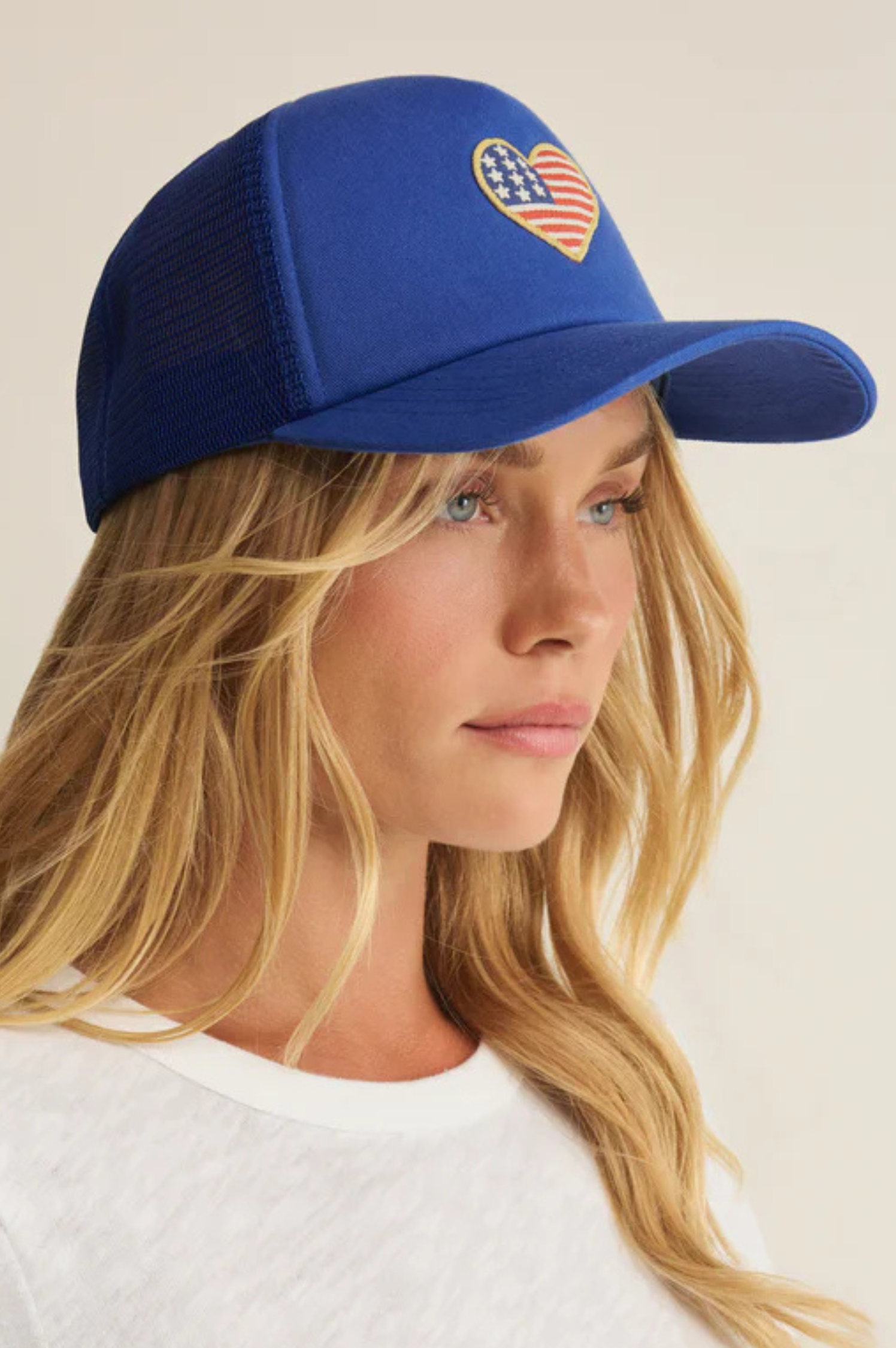 Heart Flag Trucker Hat