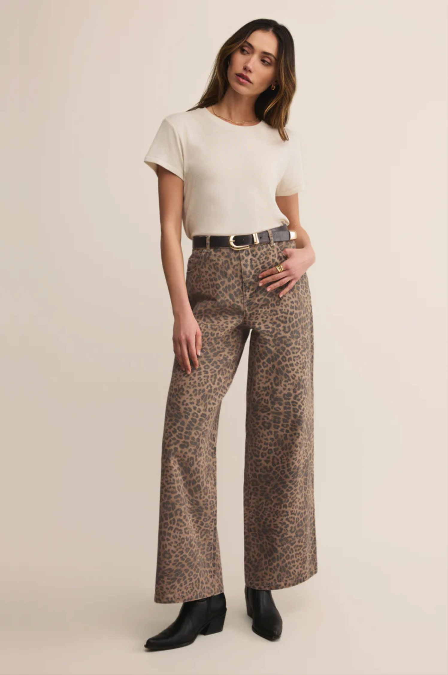 Marlin Denim Leopard Pant