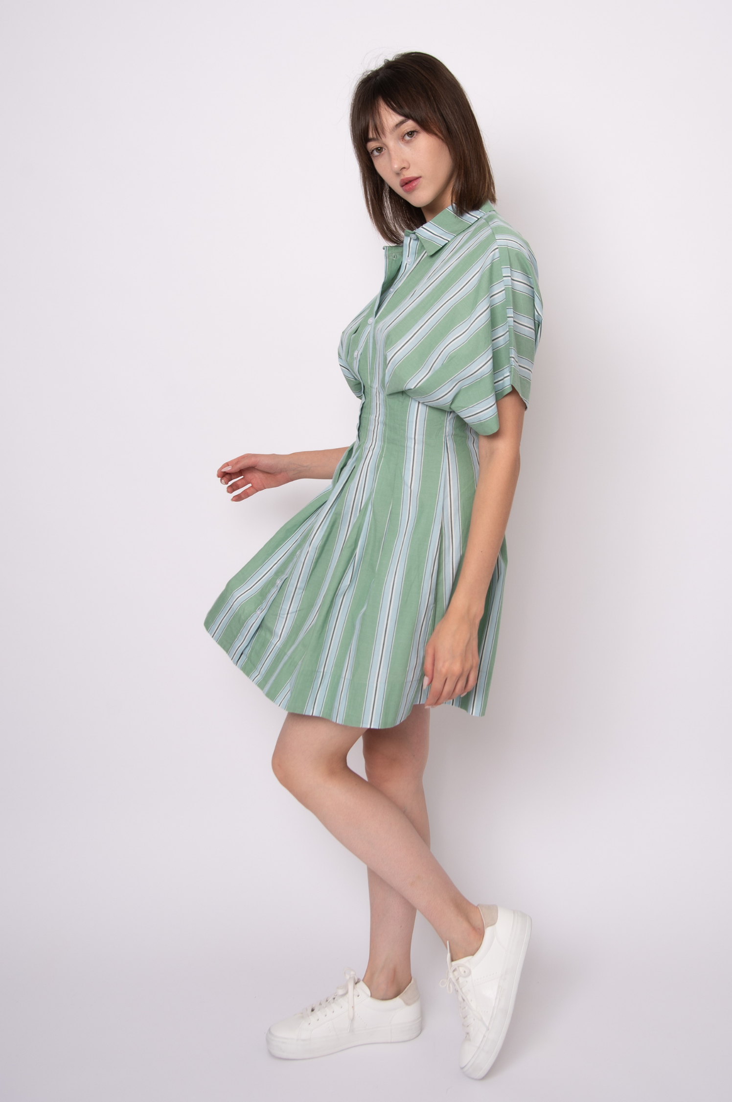 Lorine Stripe Mini Dress