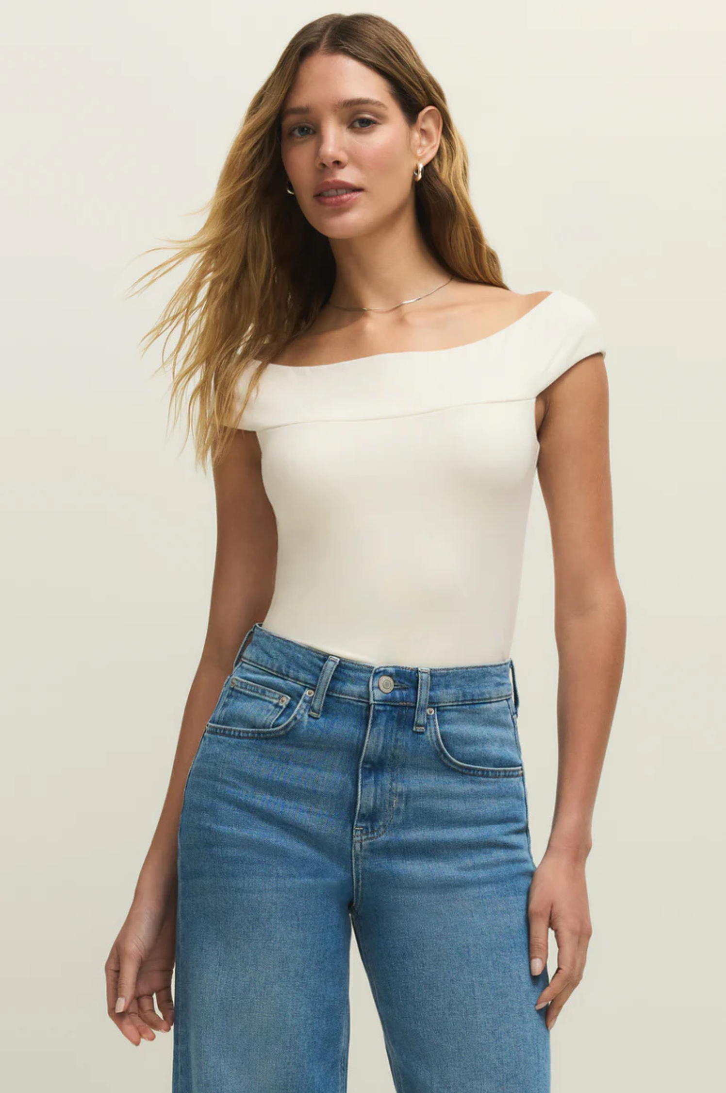 Second Skin Off Shoulder Top