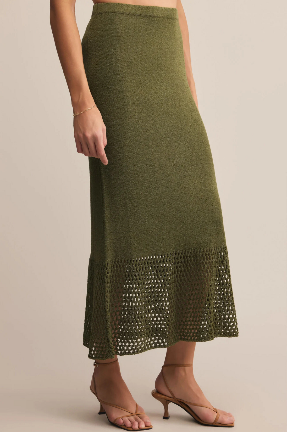 Haven Sweater Knit Midi Skirt