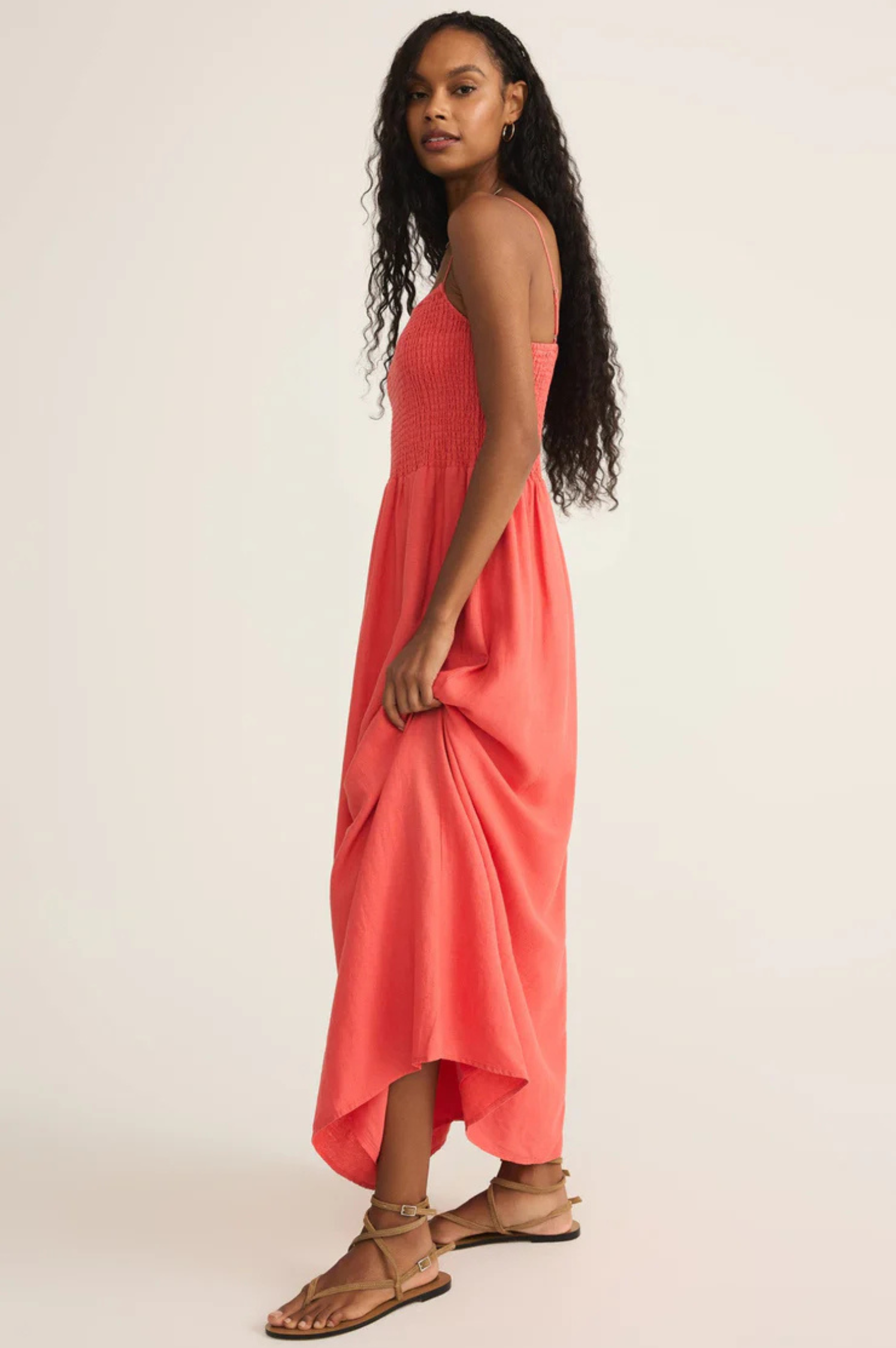Bayside Linen Maxi Dress