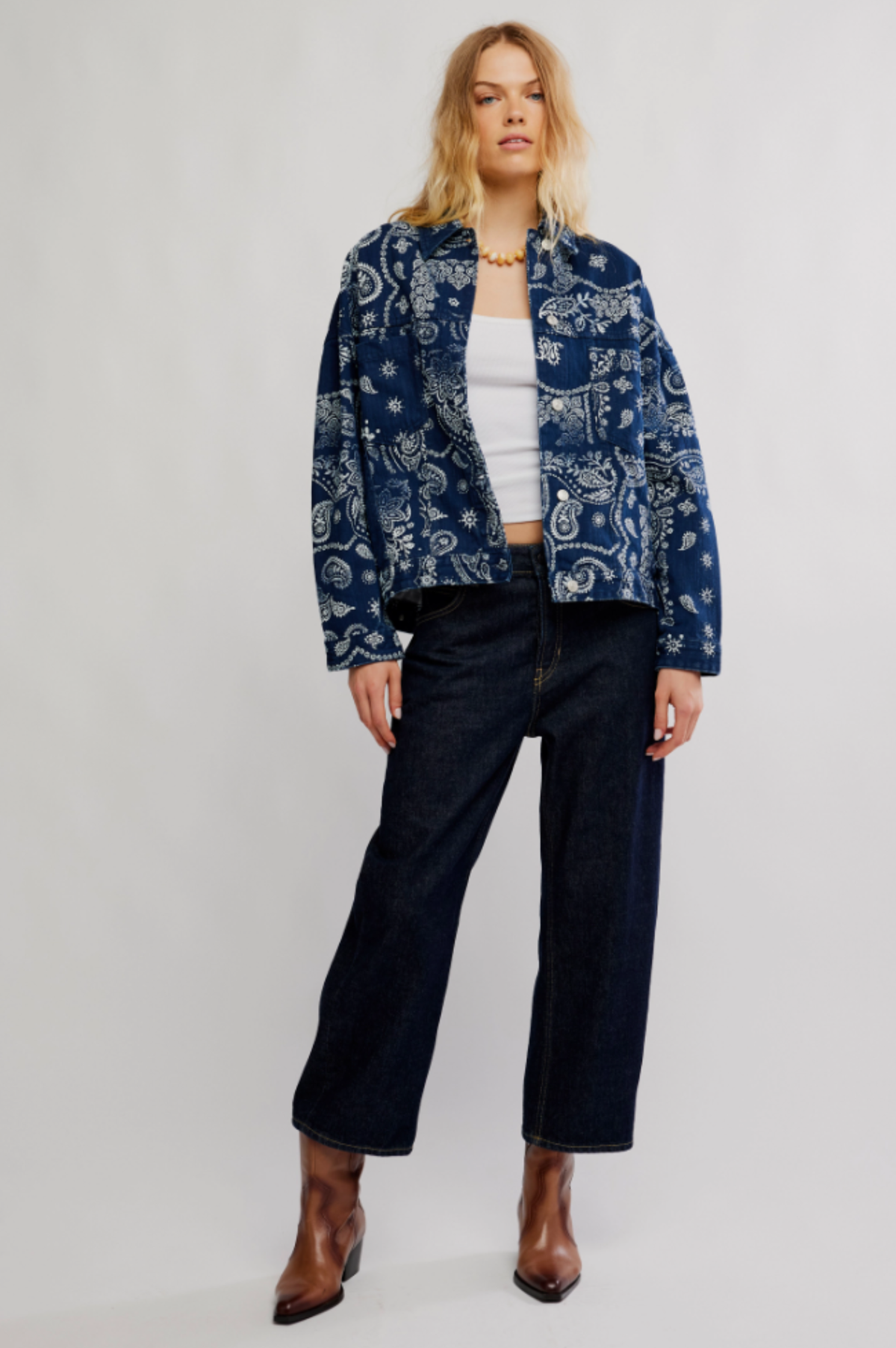 Opal Swing Printed Jacket