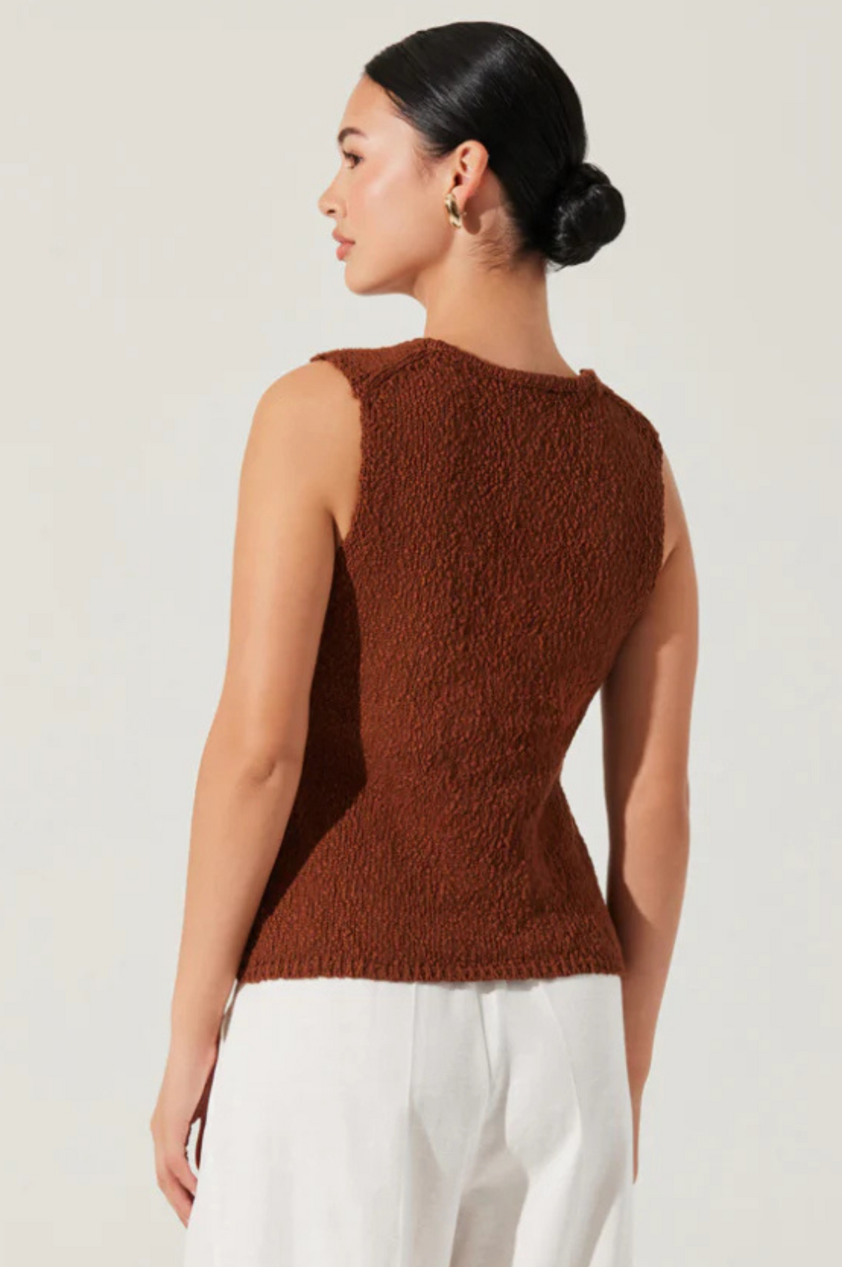 Taimi Crochet Sweater Vest