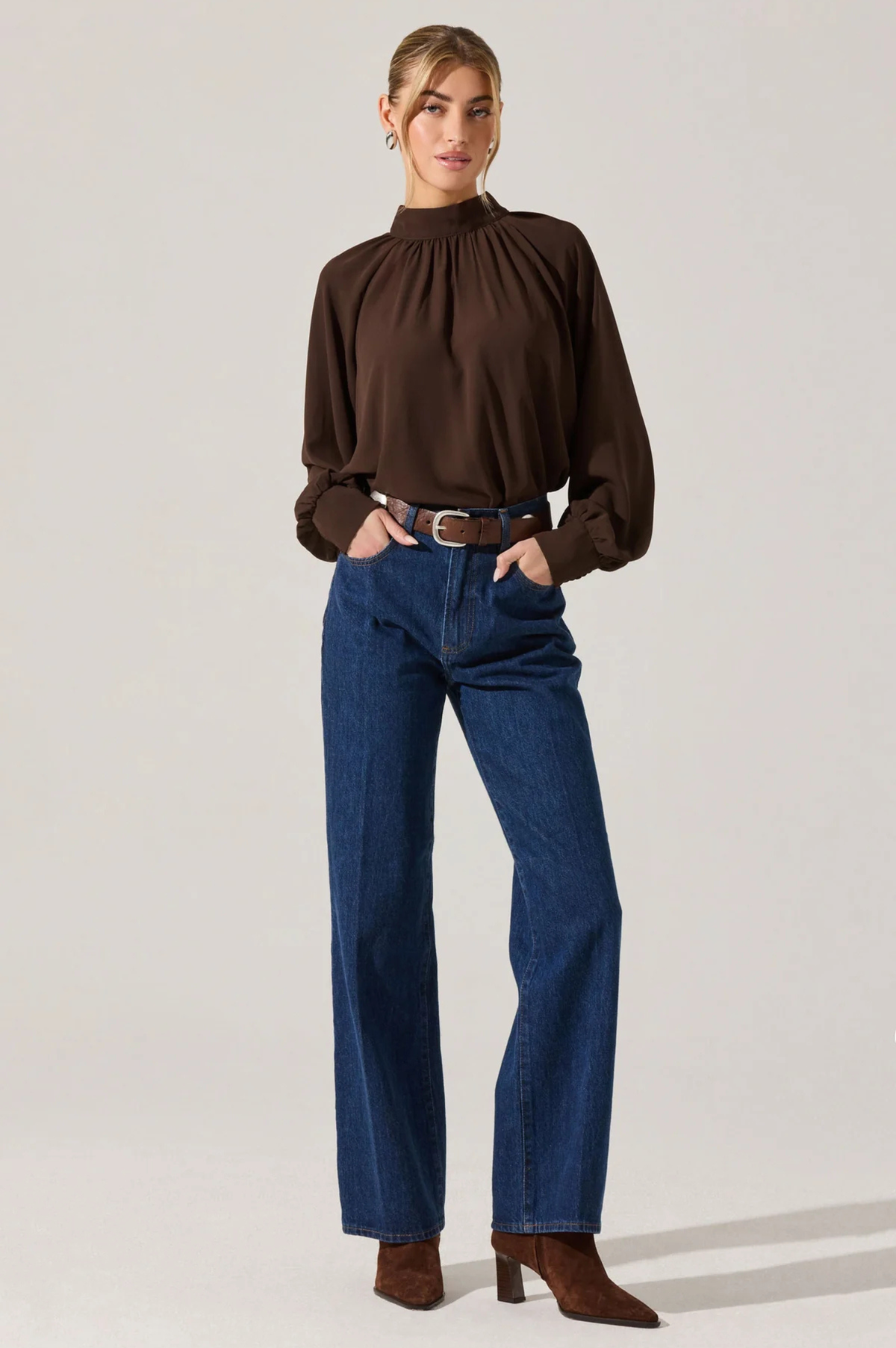 Sabelle Mock Neck Top