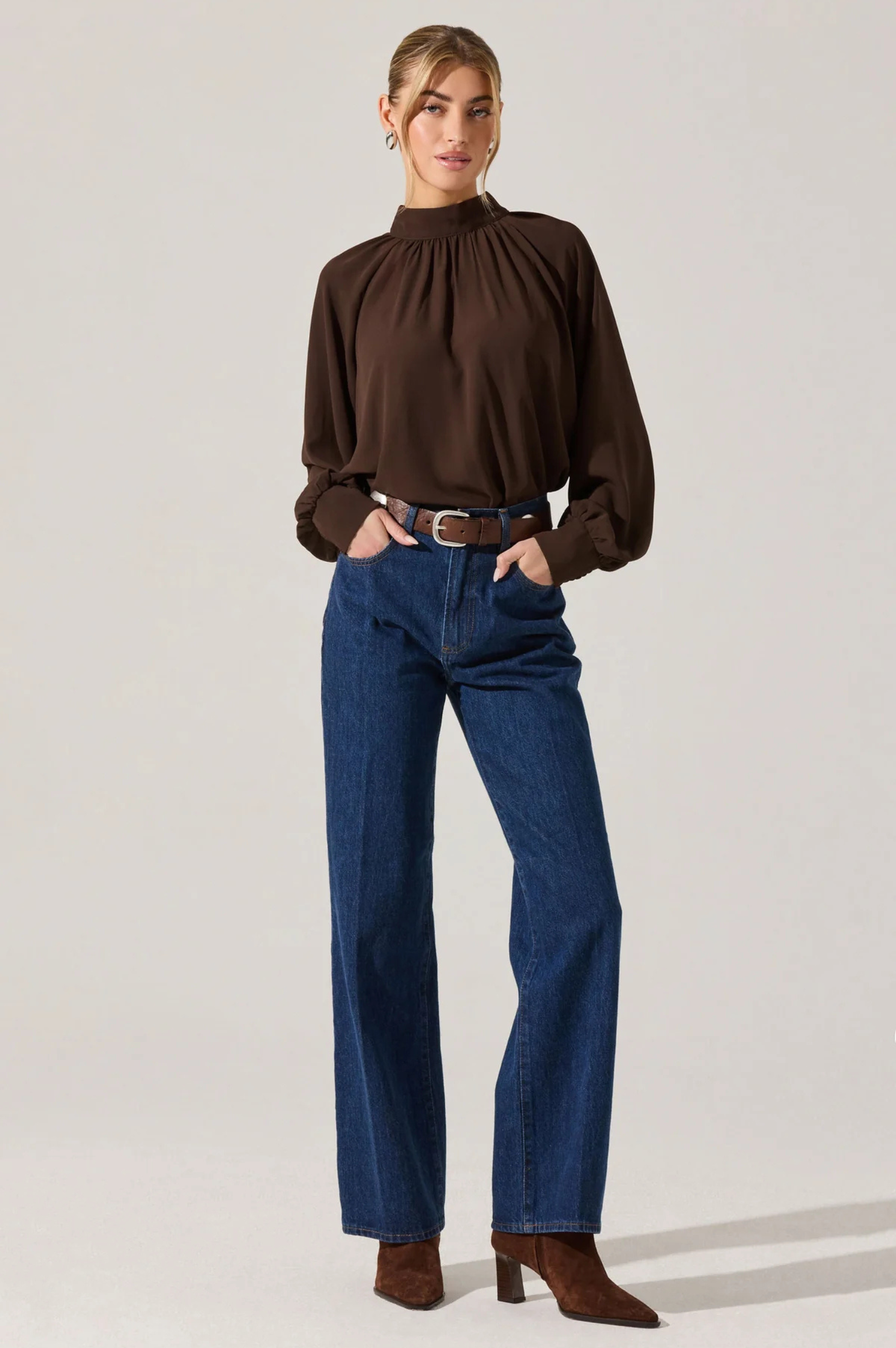 Sabelle Mock Neck Top