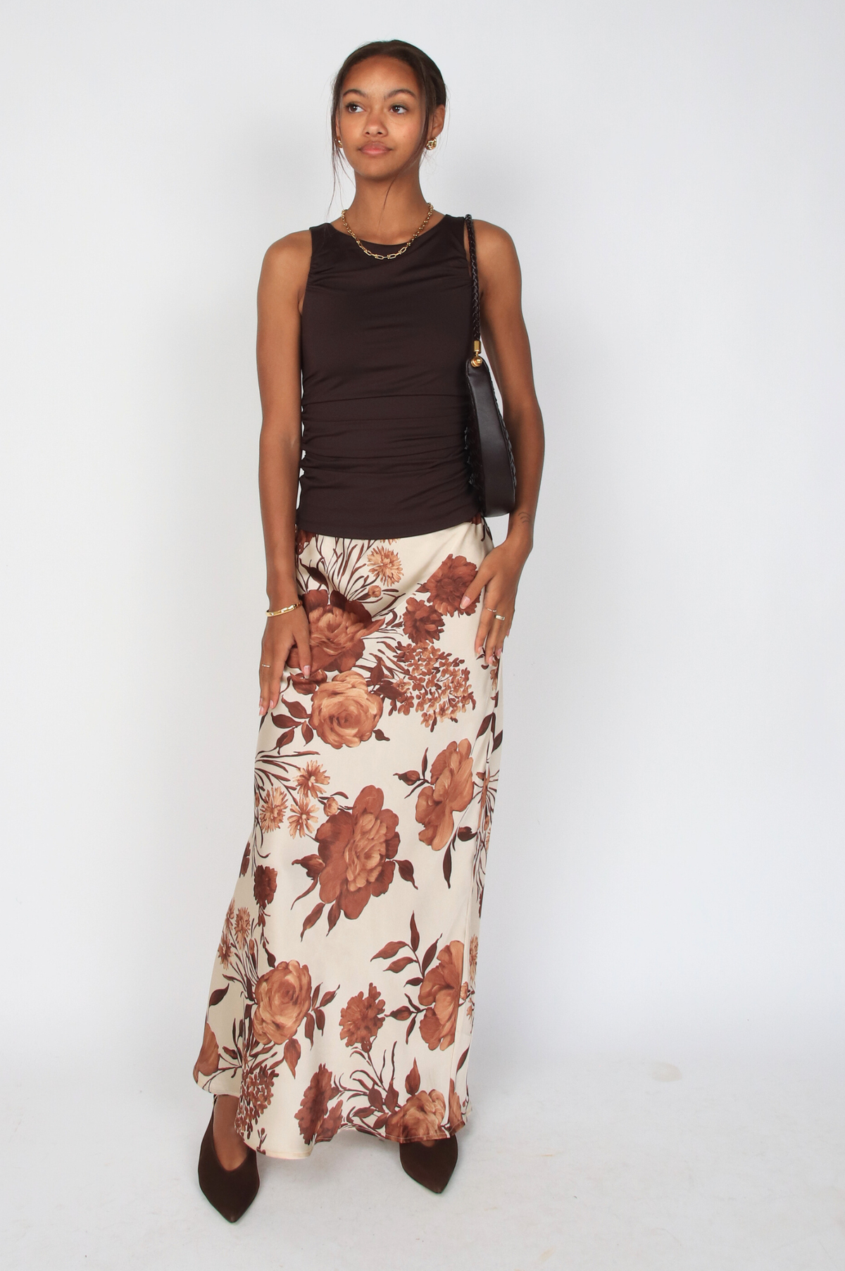 Addison Floral Maxi Skirt