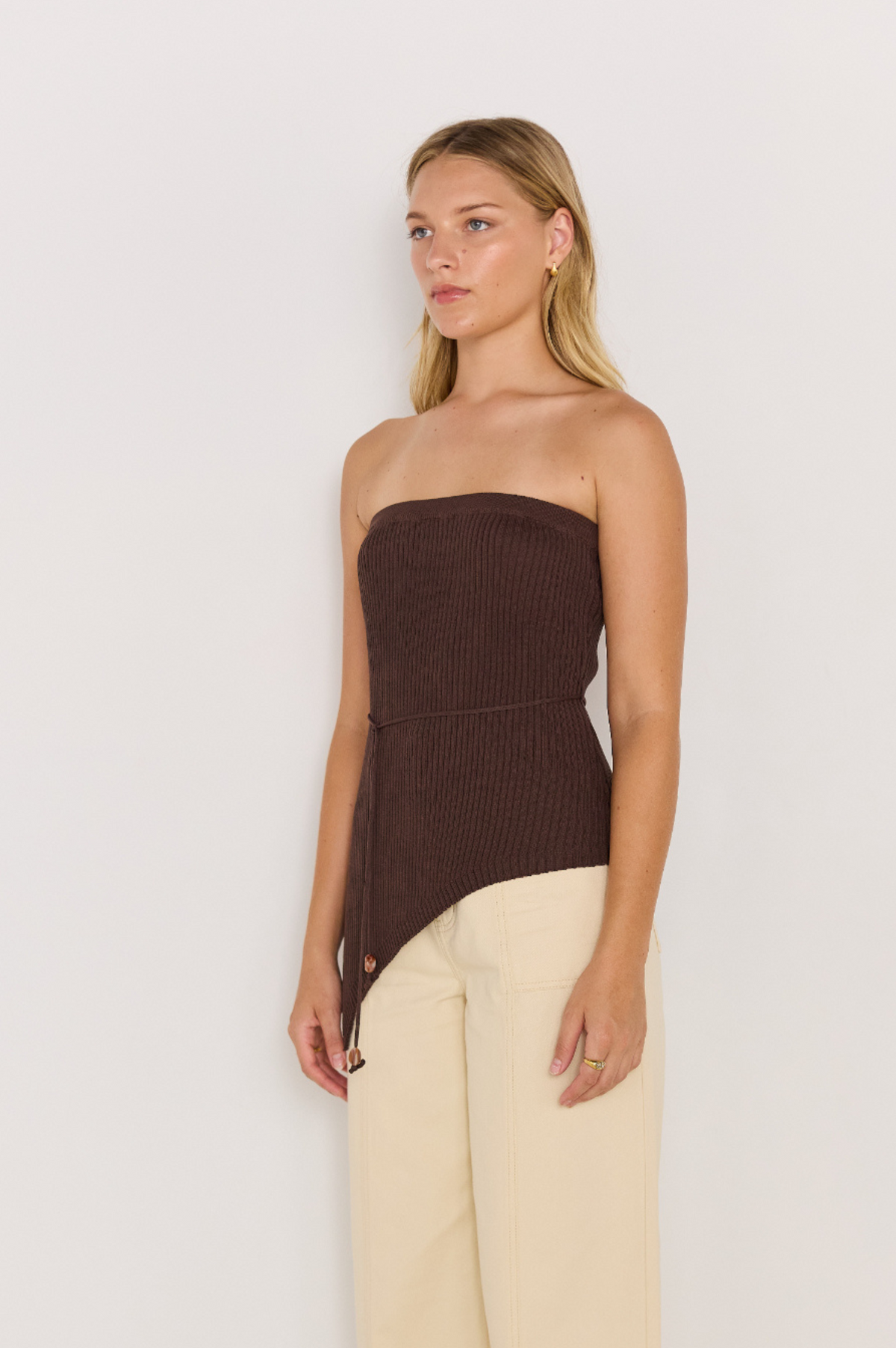 Keani Strapless Knit Top