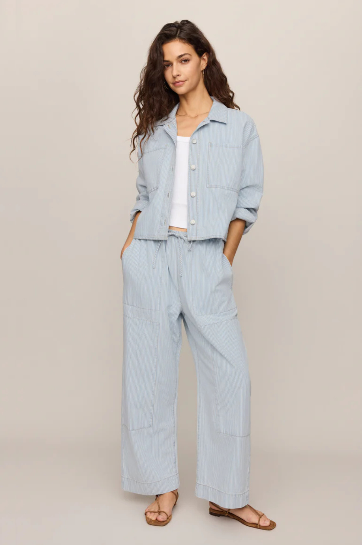 Erin Denim Railroad Jacket