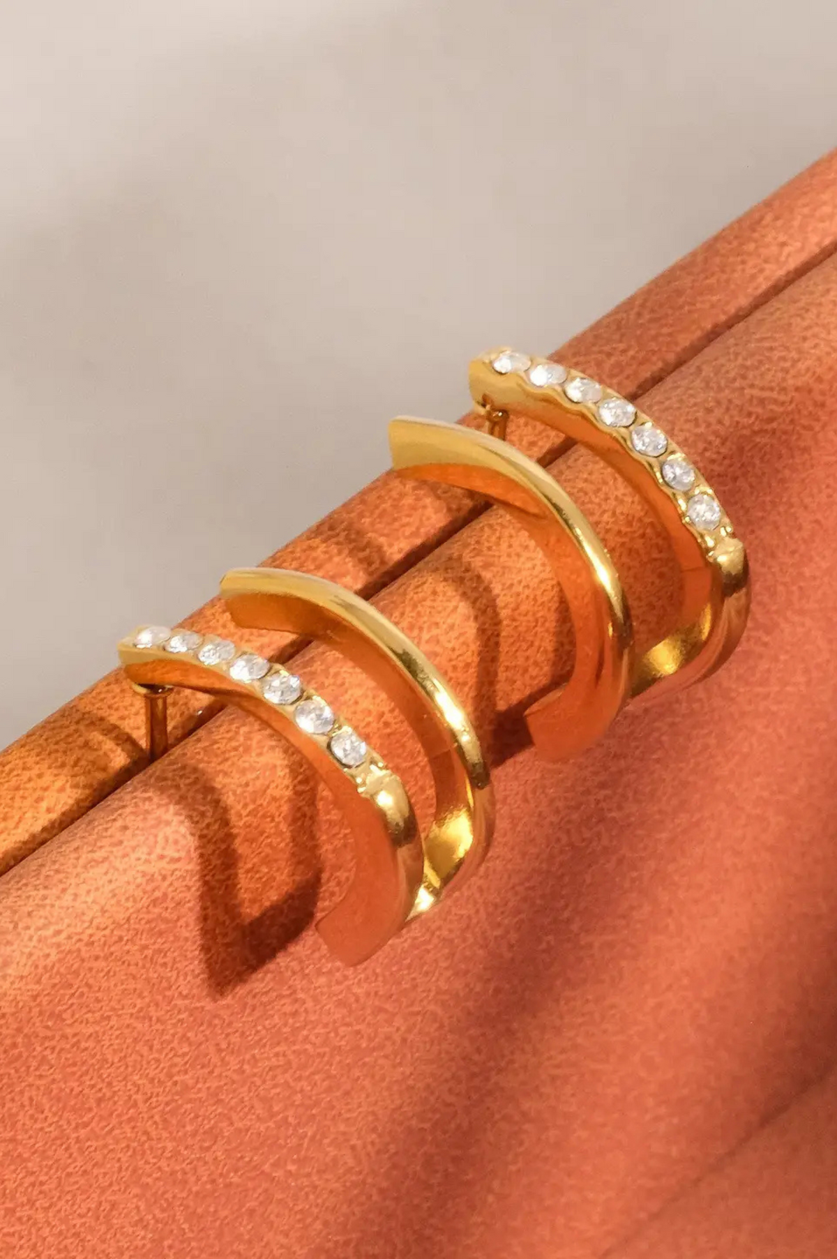 Dulce Double Hoop Stud