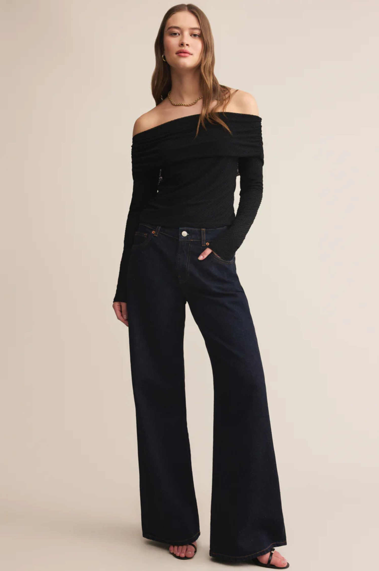 Whimsy Off Shoulder Mesh Top