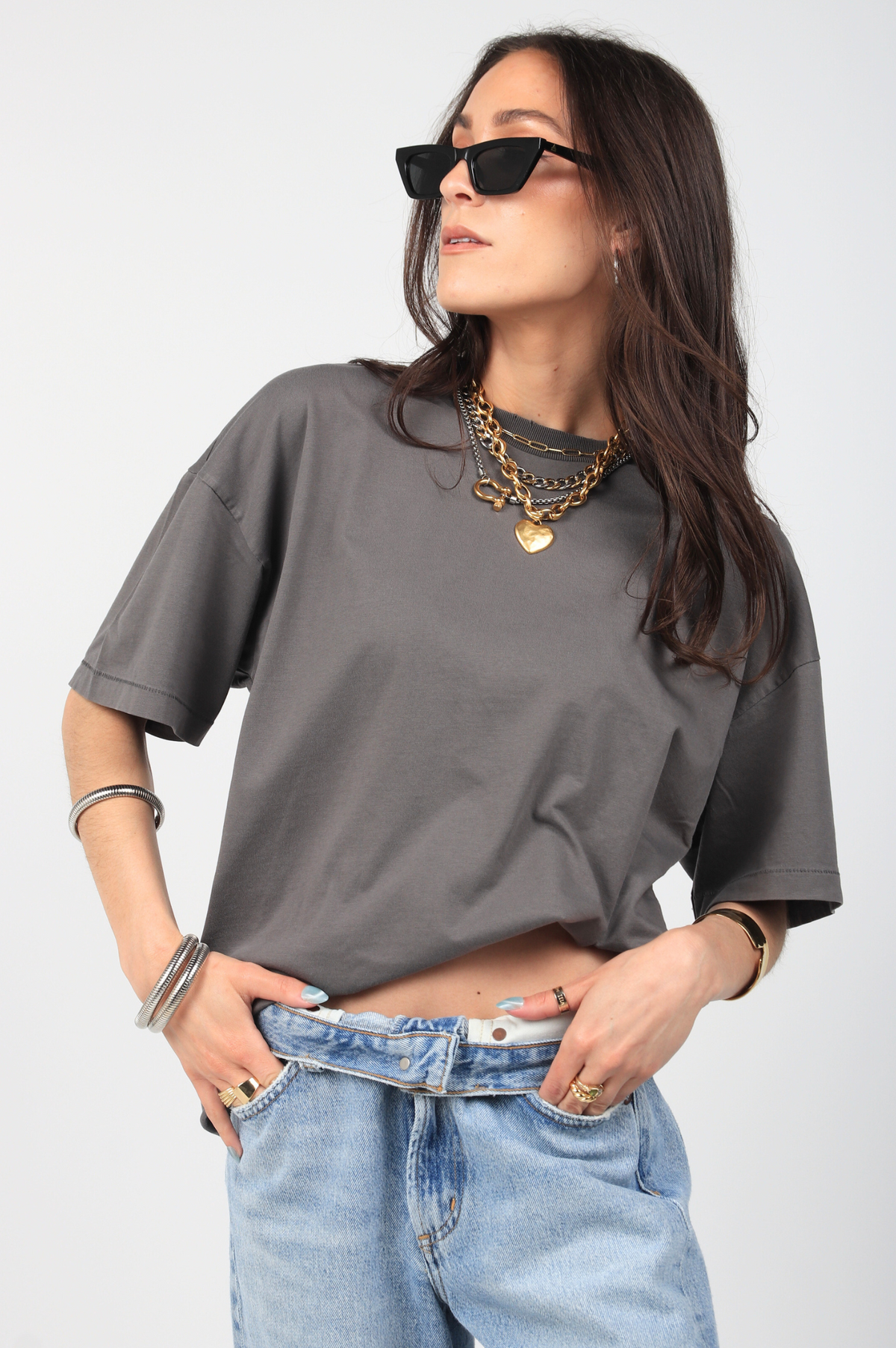 Oversized Crop Core Tee
