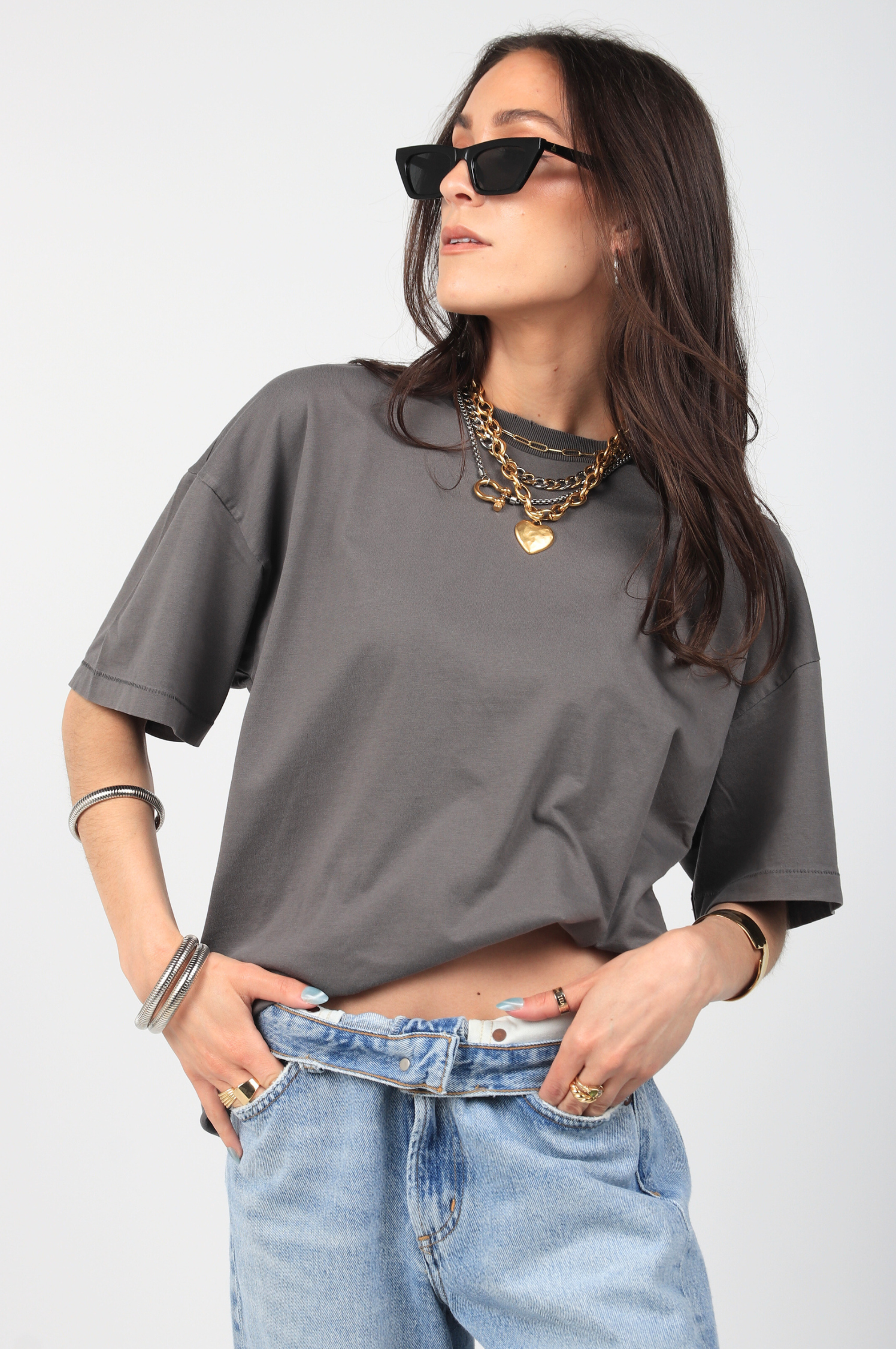 Oversized Crop Core Tee