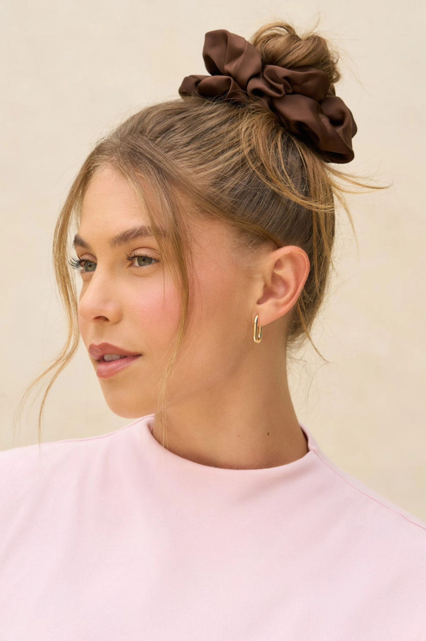 Black & Chocolate Oversized Scrunchies