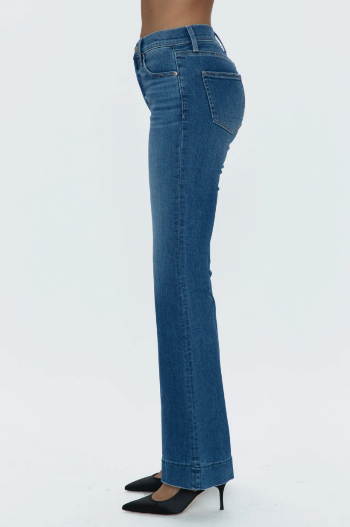 Kinsley Mid Rise Ultra Flare Jean - Avenue