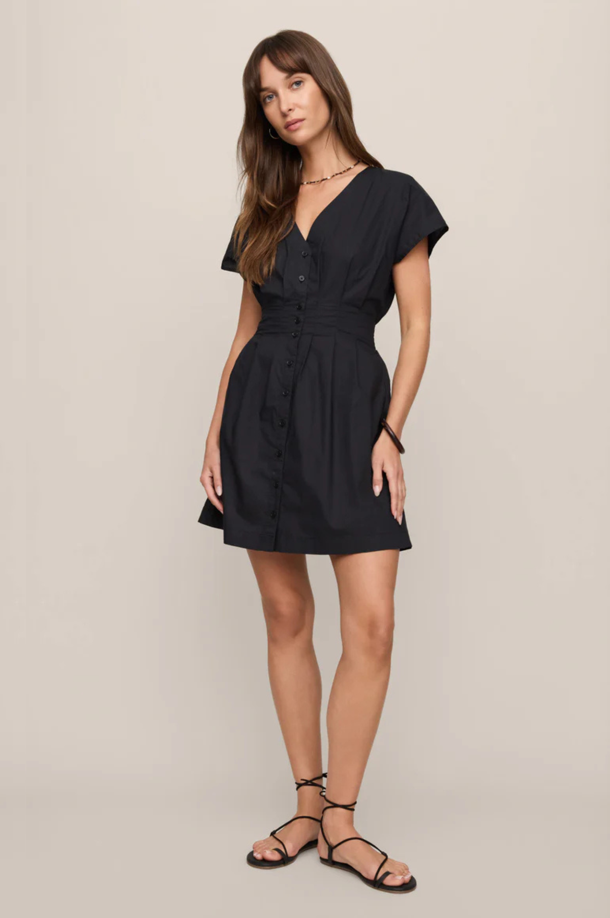 Sanna Poplin Mini Dress