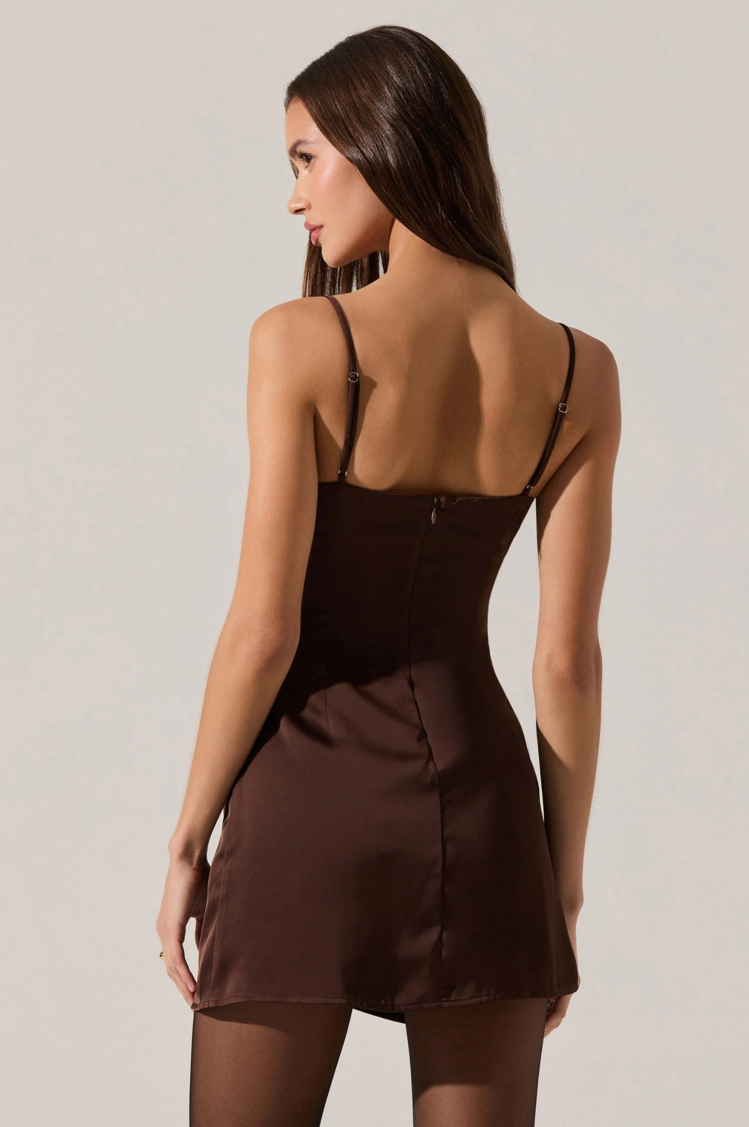 Jenness Satin Mini Dress