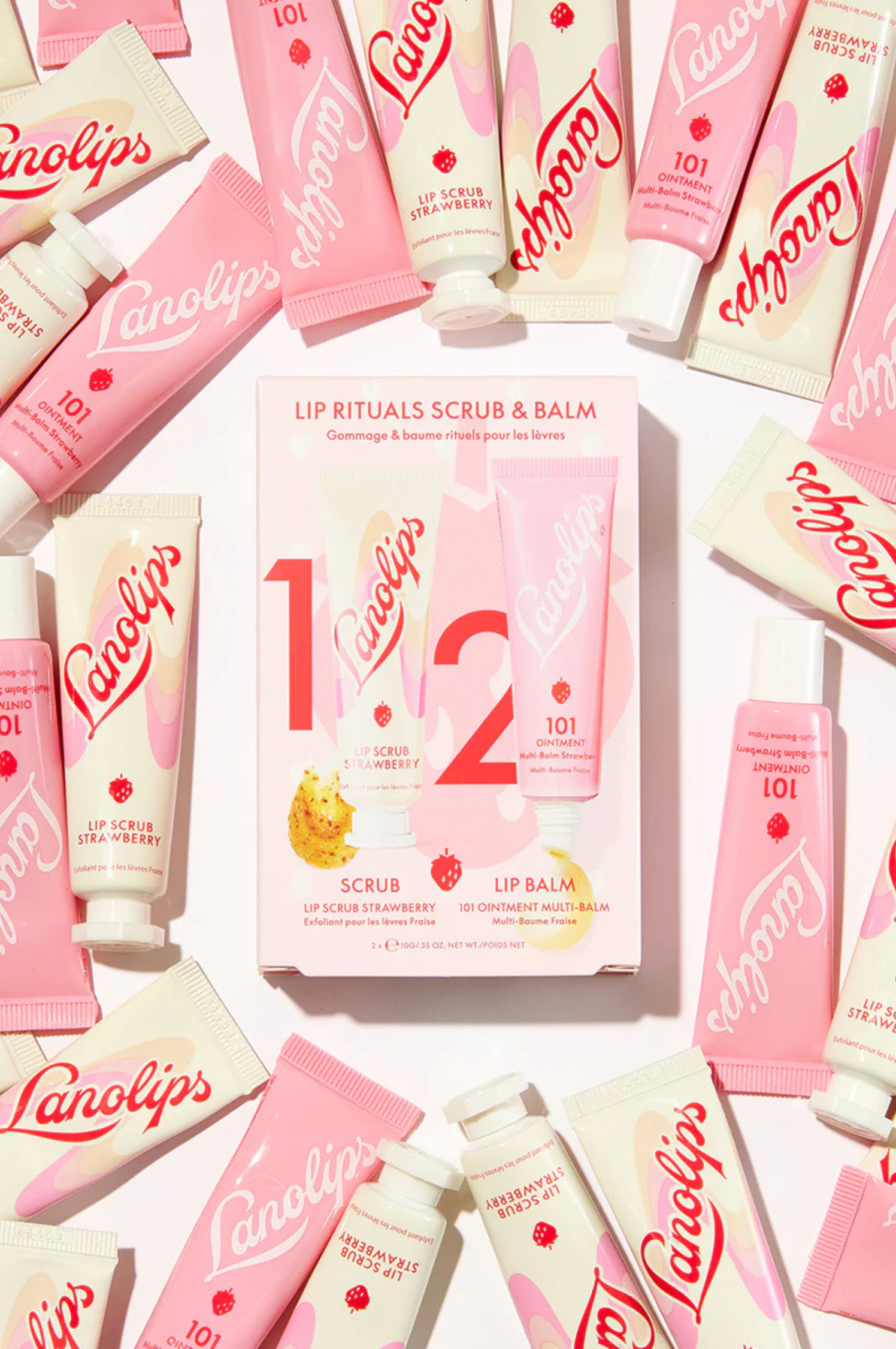 Strawberry Lip Rituals Scrub and Balm