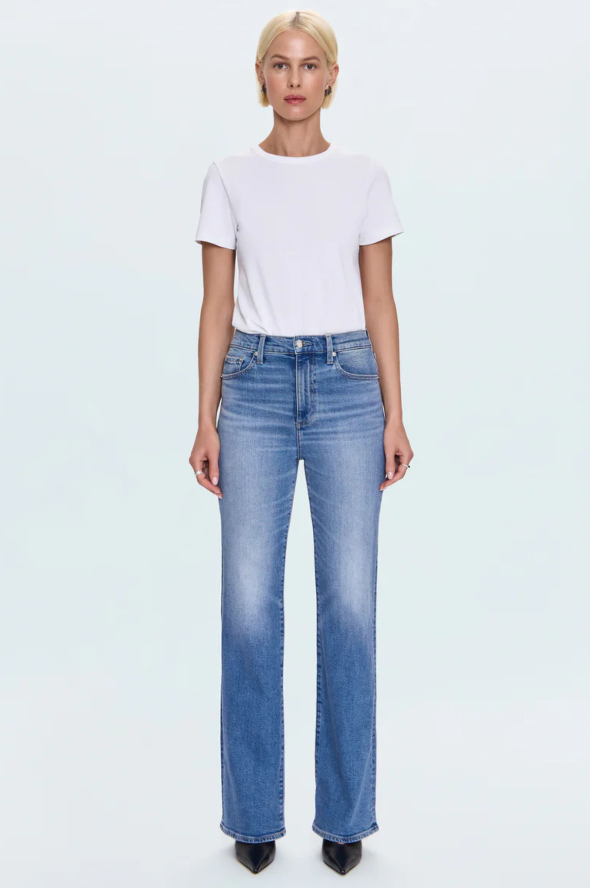 Evie High Rise Slim Boot - Illusion