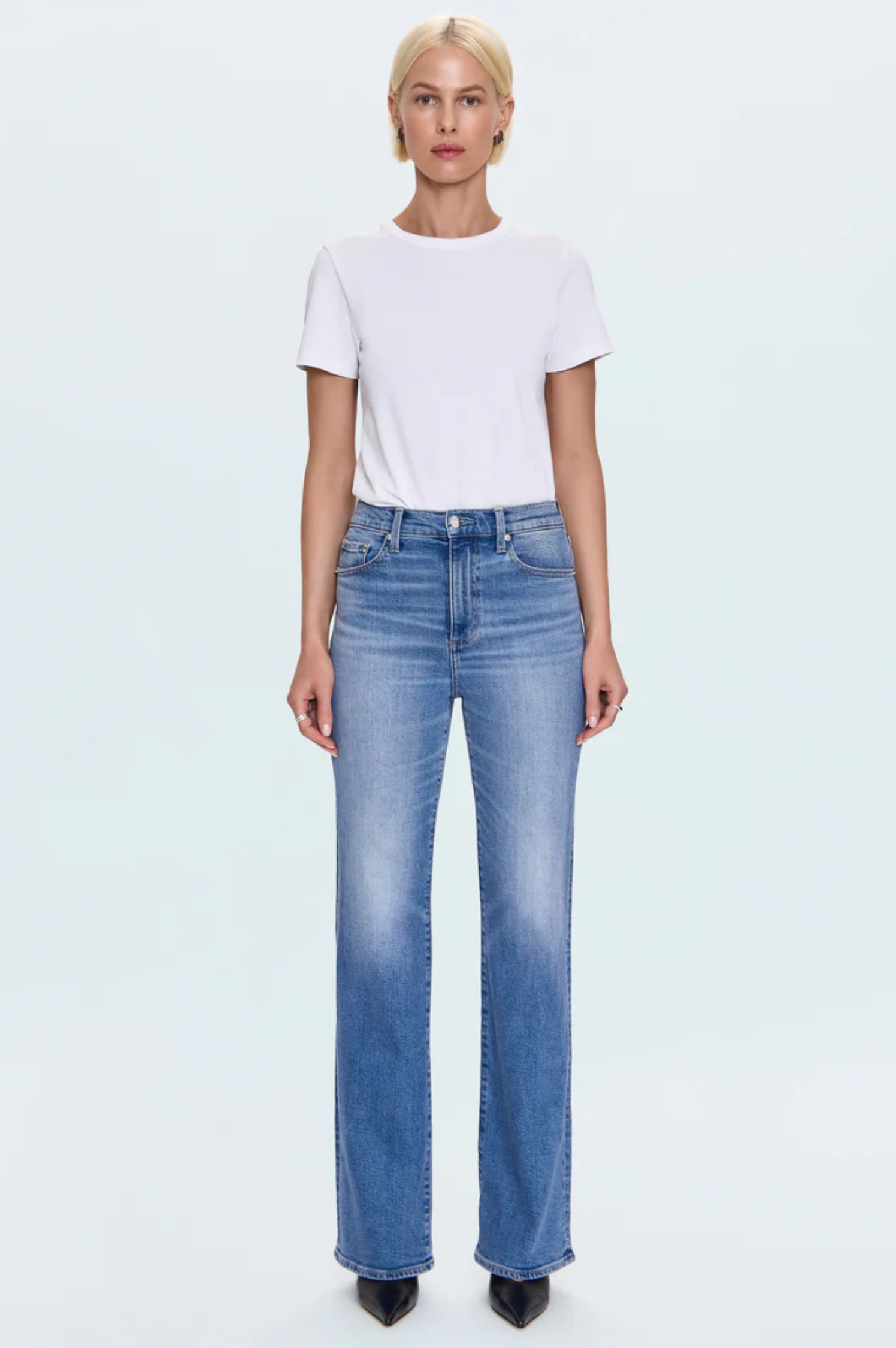 Evie High Rise Slim Boot - Illusion