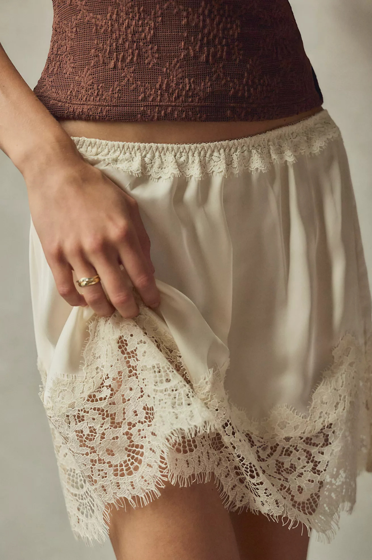 Meet Me In The Middle Mini  Skirt