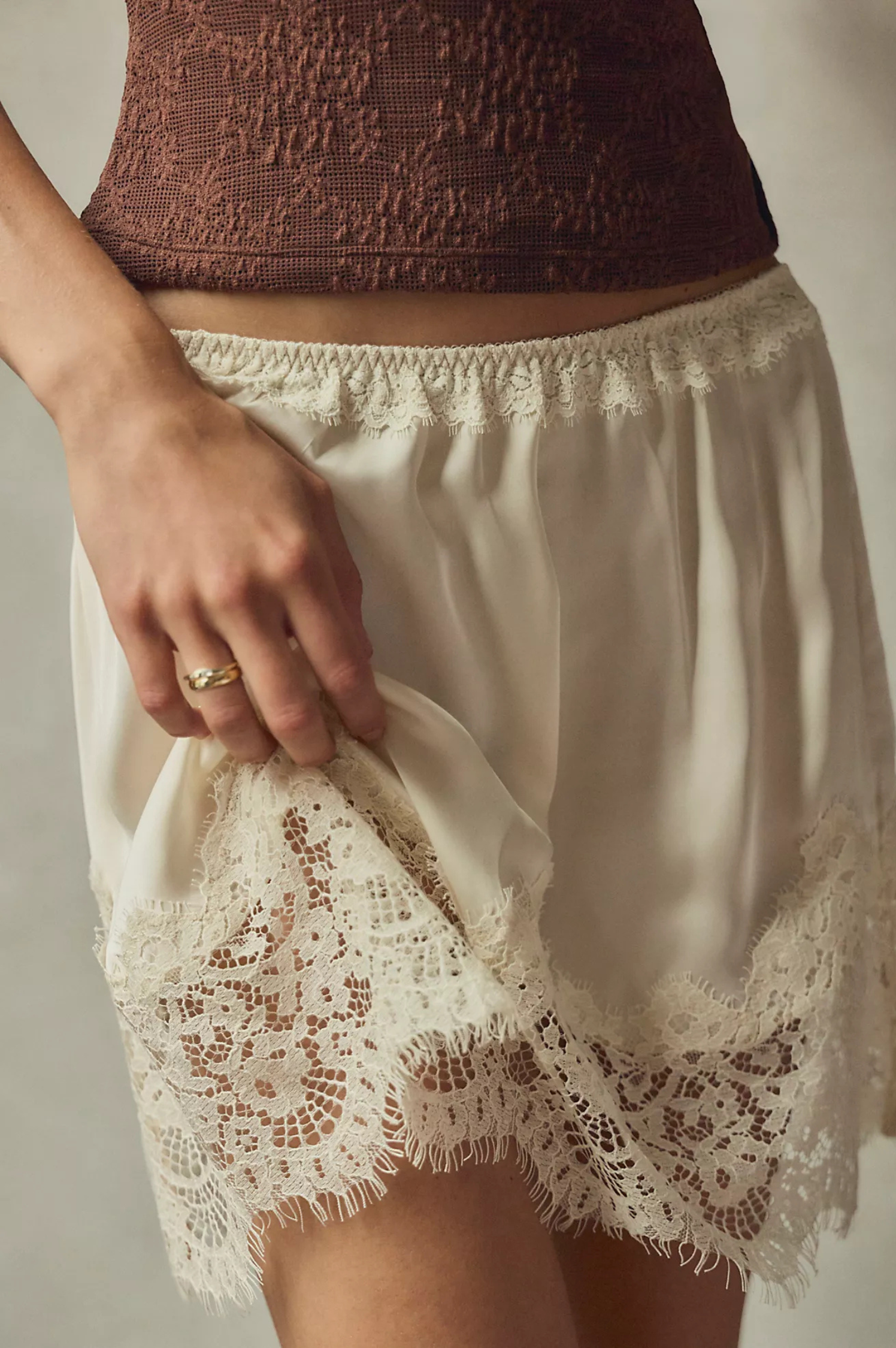 Meet Me In The Middle Mini  Skirt